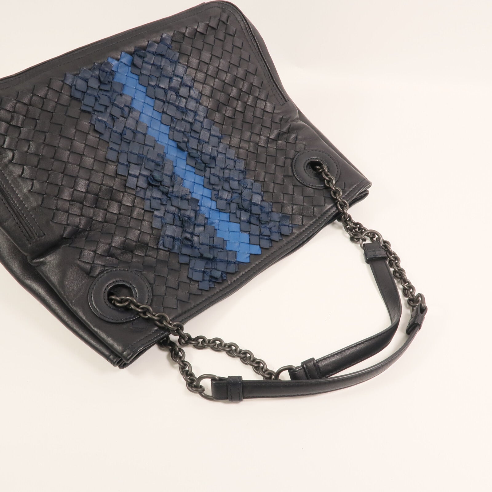 BOTTEGA VENETA 【激減優惠】牛皮皮革Shoulder Bag銀扣肩背袋