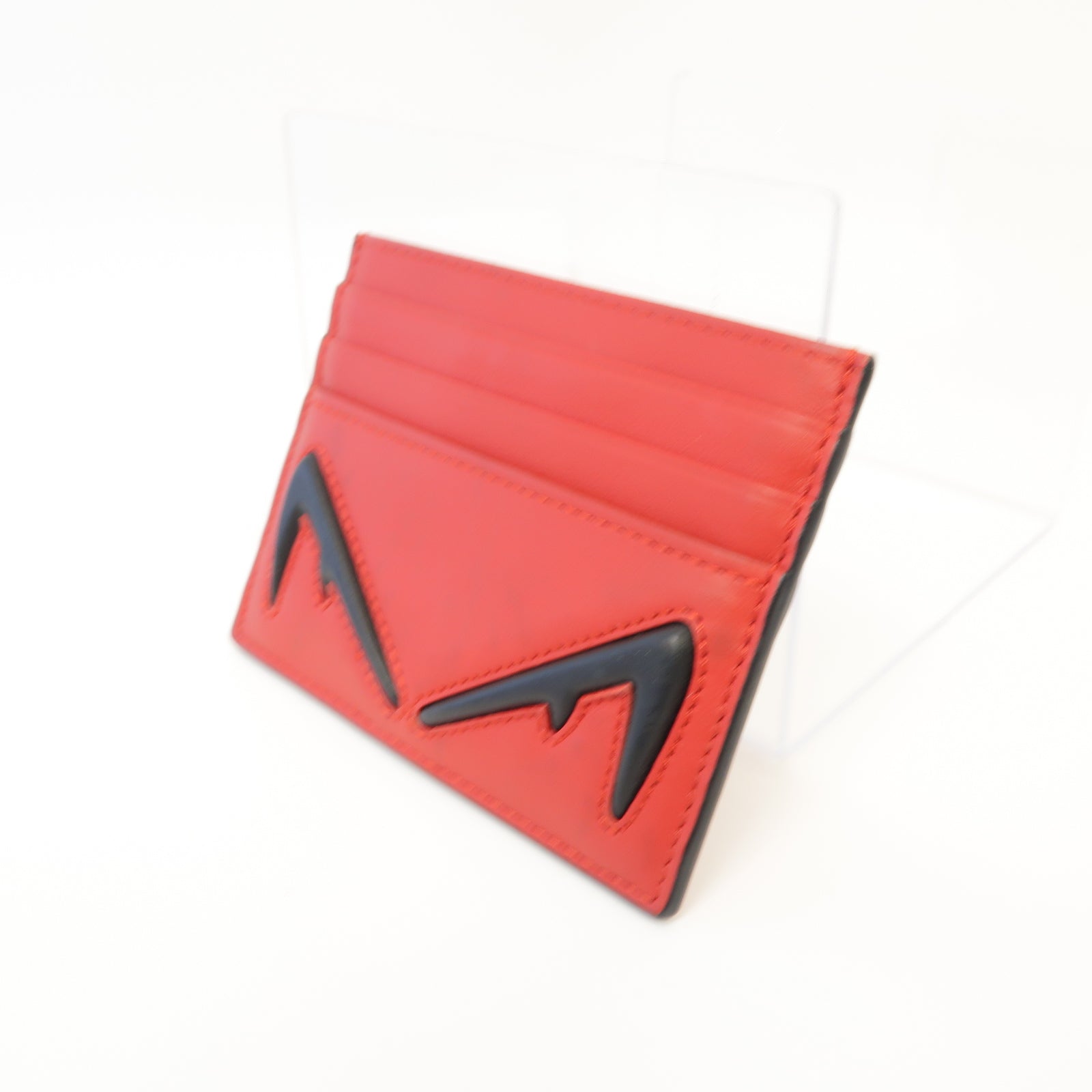 FENDI 牛皮皮革Card Case卡片套紅色