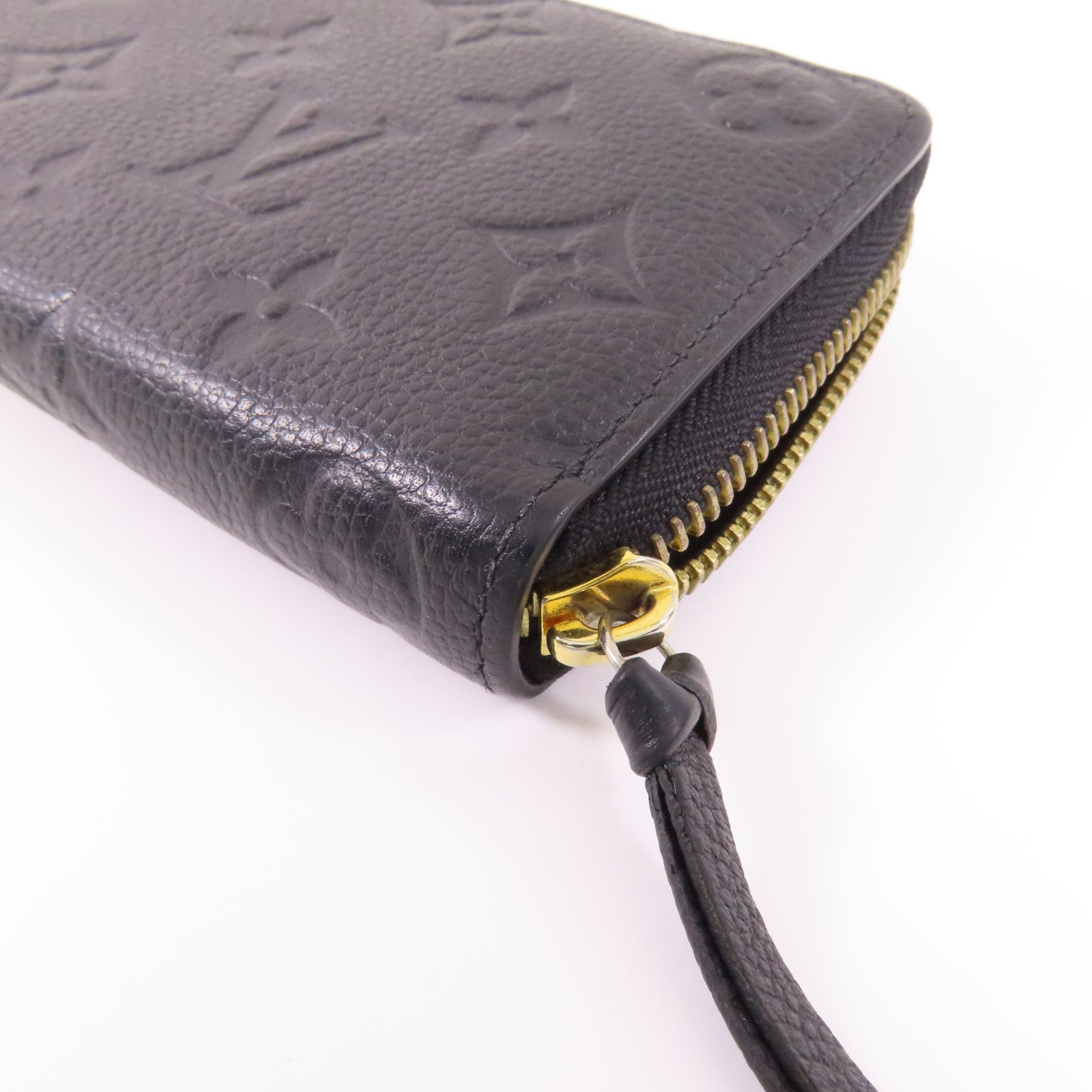 LOUIS VUITTON Monogram Empreinte Clemence Wallet金扣長錢包