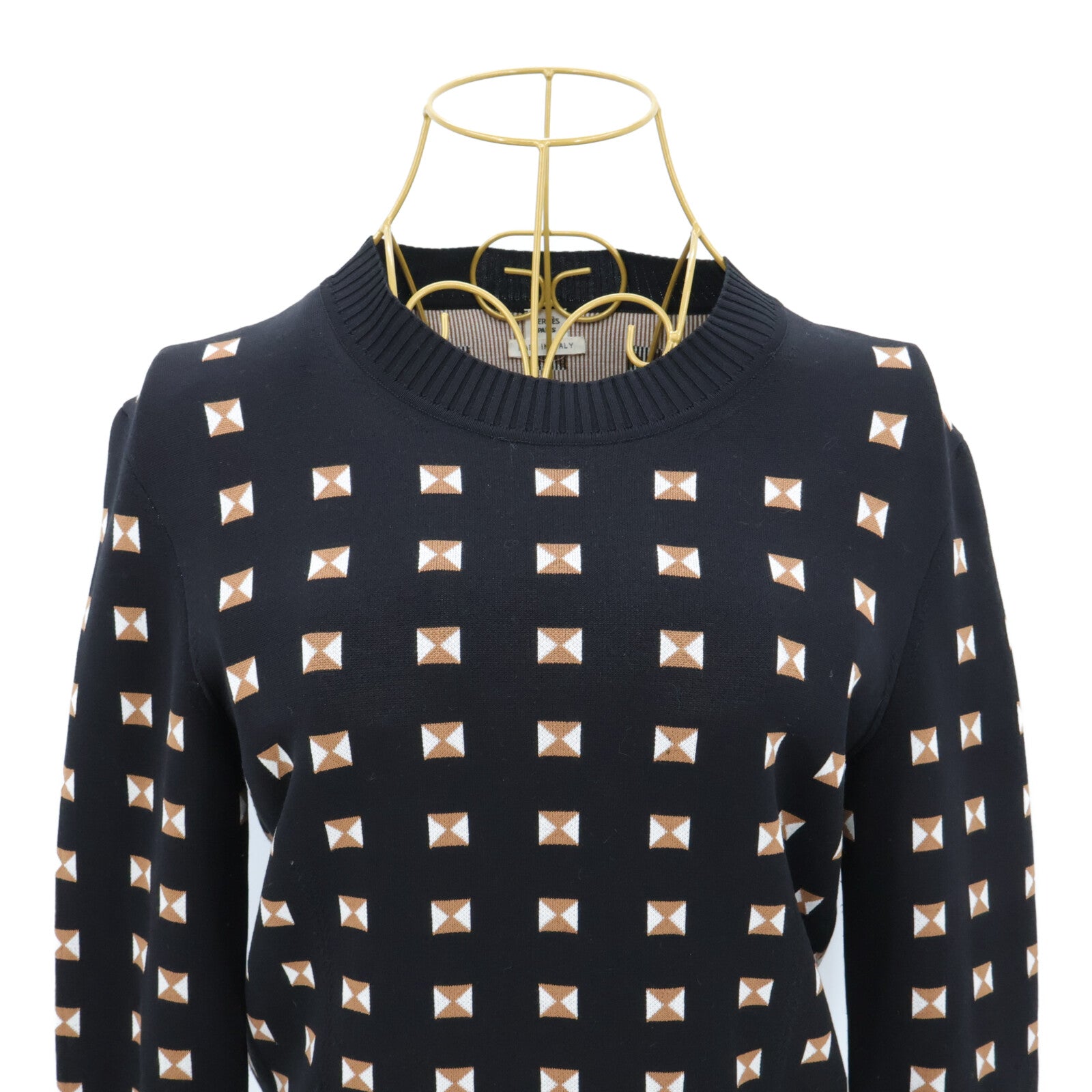HERMES Long Sleeve Knitting Sweater針織