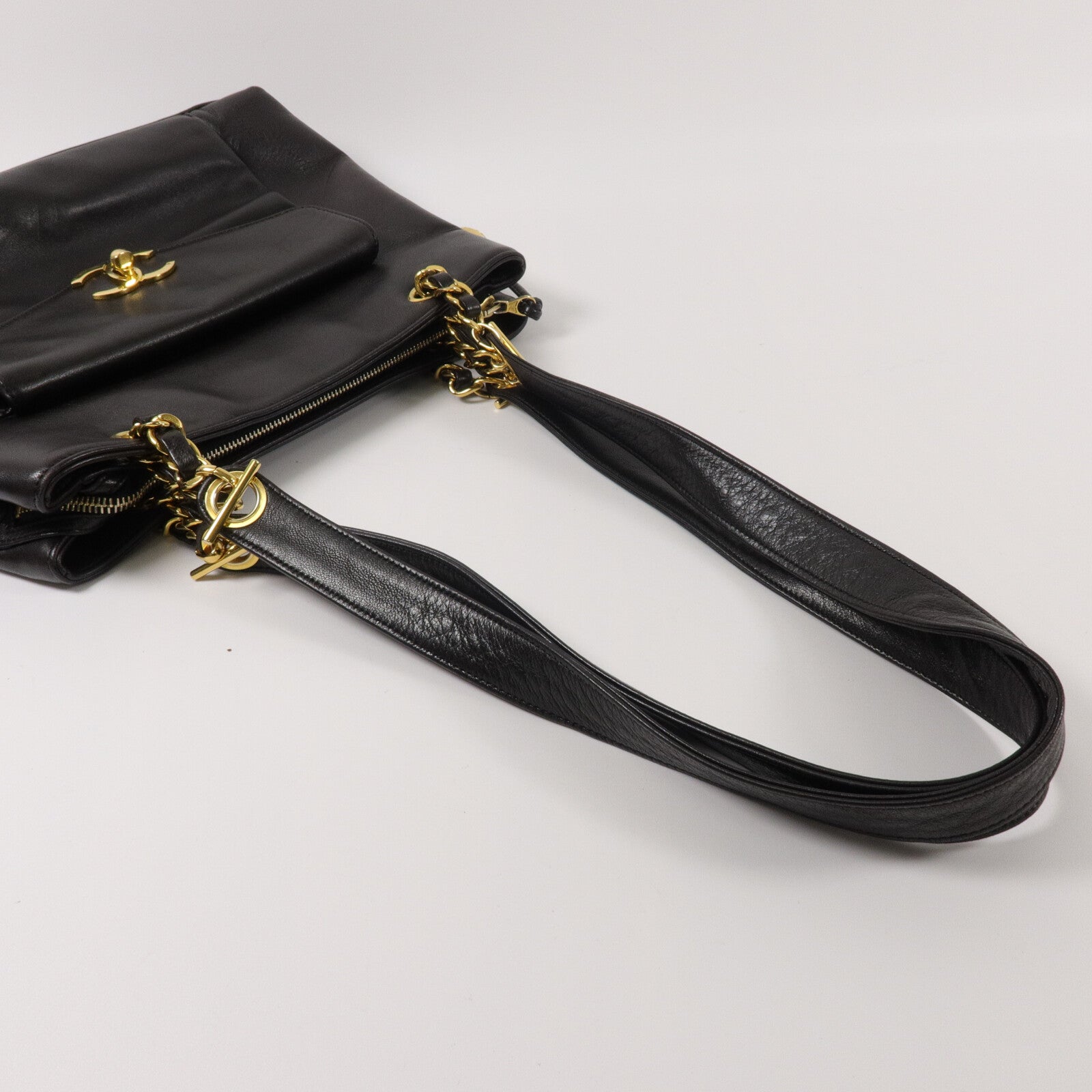 CHANEL 羊皮皮革Vintage Tote手挽袋