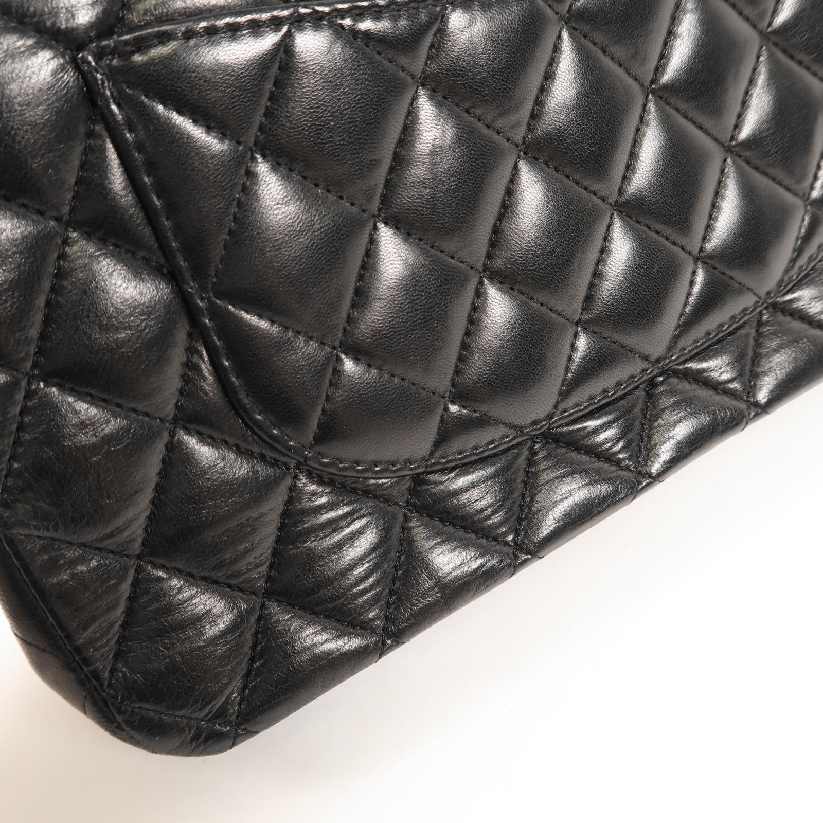 CHANEL 羊皮皮革Classic 25金扣鏈帶肩背袋