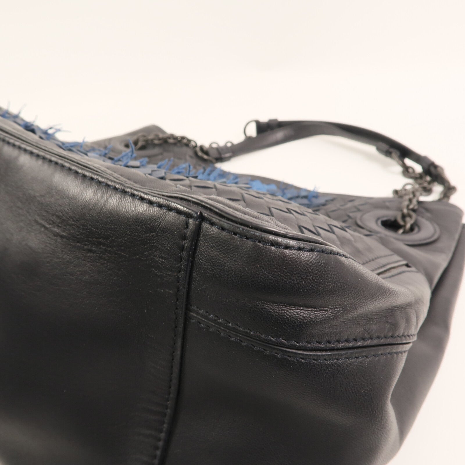 BOTTEGA VENETA 【激減優惠】牛皮皮革Shoulder Bag銀扣肩背袋