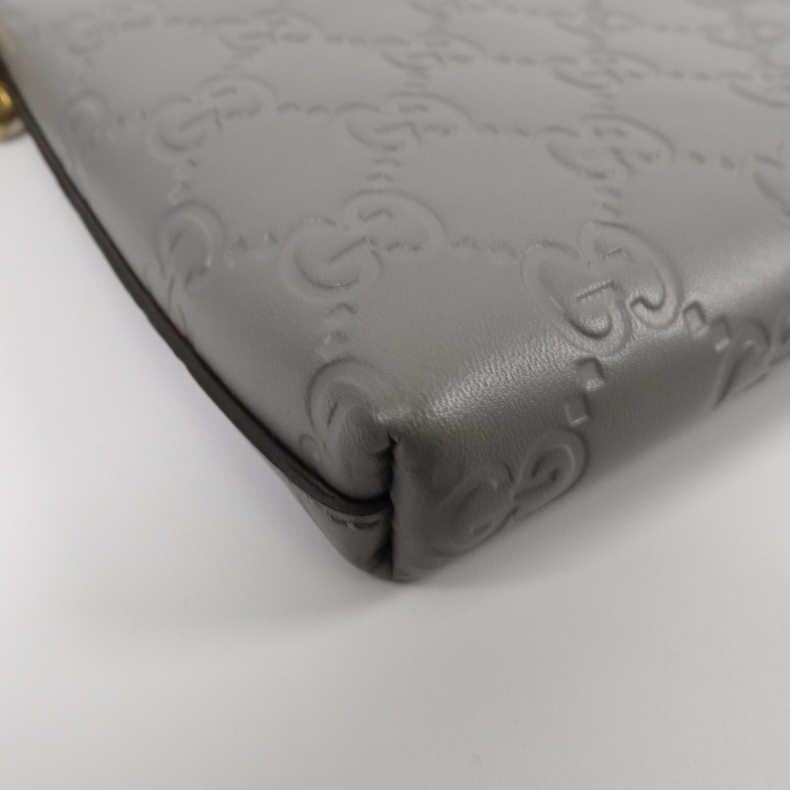 GUCCI 牛皮皮革Wallet On Chain手挽袋