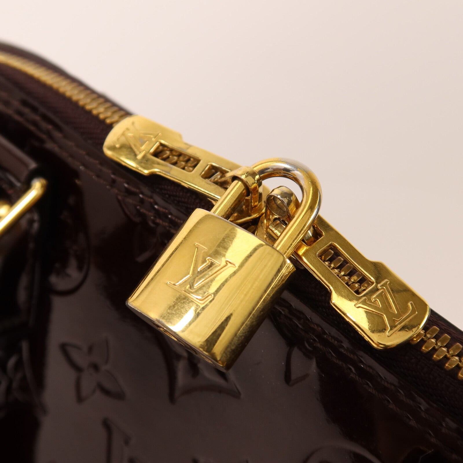 LOUIS VUITTON Monogram Vernis Alma PM手挽袋