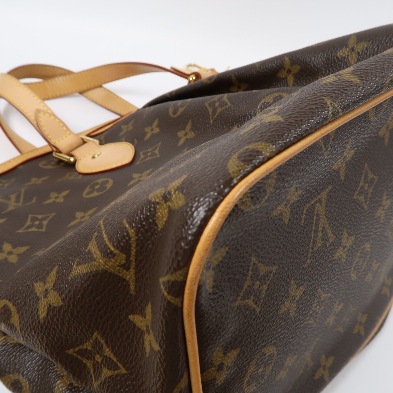 LOUIS VUITTON Monogram Palermo PM金扣手挽肩背兩用袋啡色