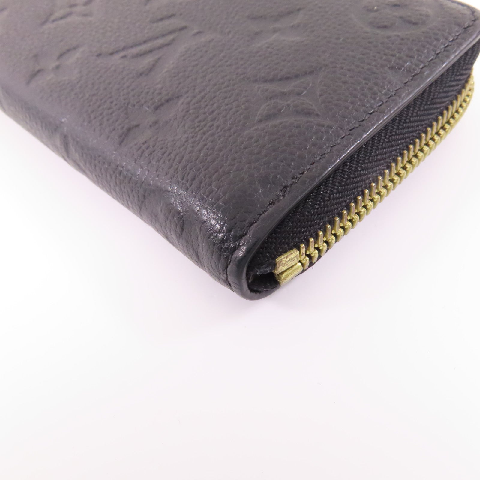 LOUIS VUITTON Monogram Empreinte Clemence Wallet金扣長錢包
