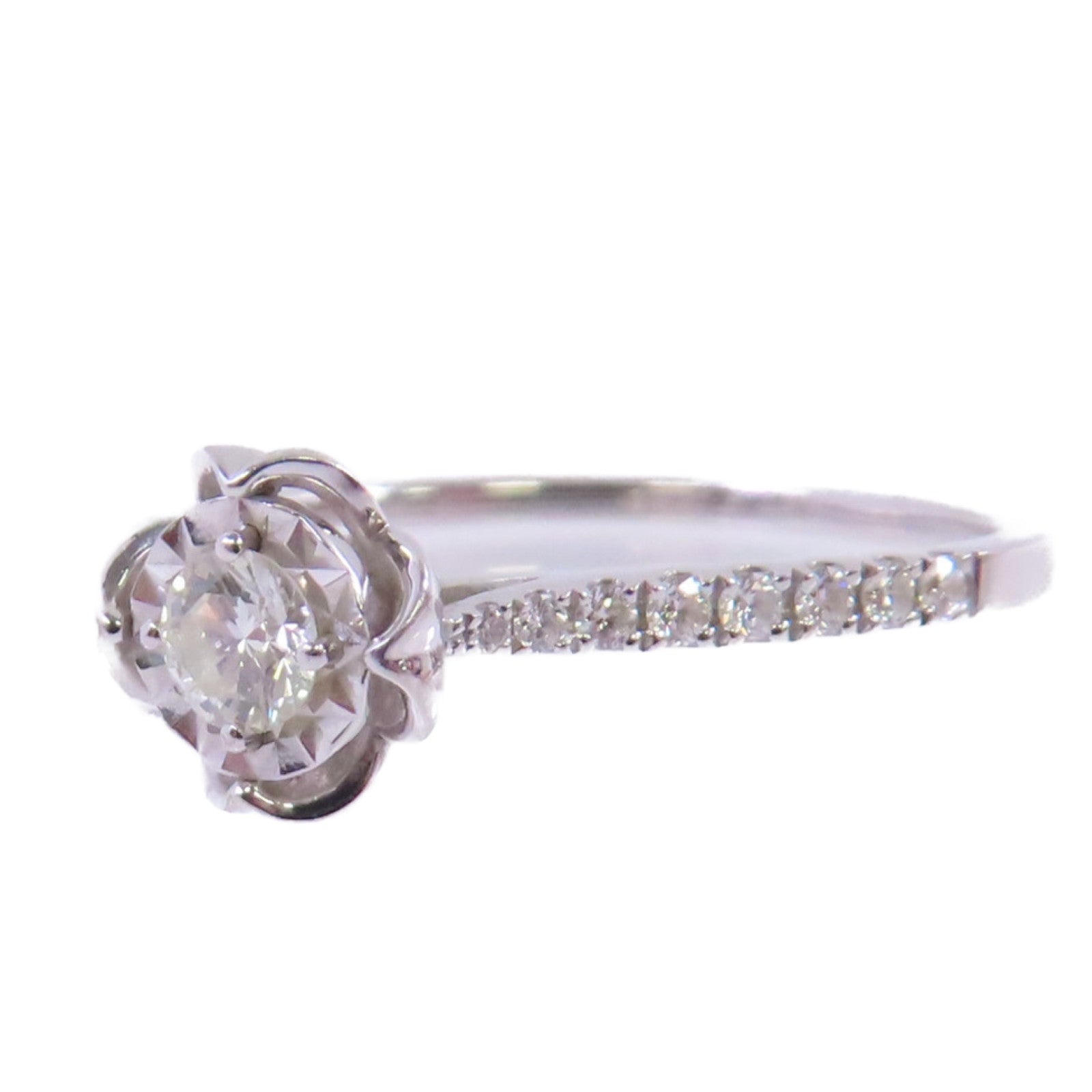 JEWELRY 18K白金/鑽石Diamond Ring戒指US#6.25