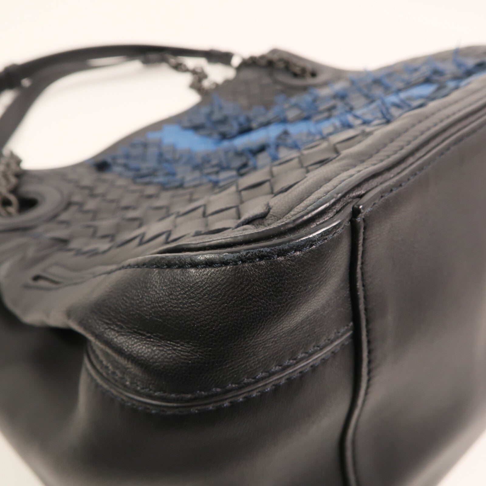 BOTTEGA VENETA 【激減優惠】牛皮皮革Shoulder Bag銀扣肩背袋