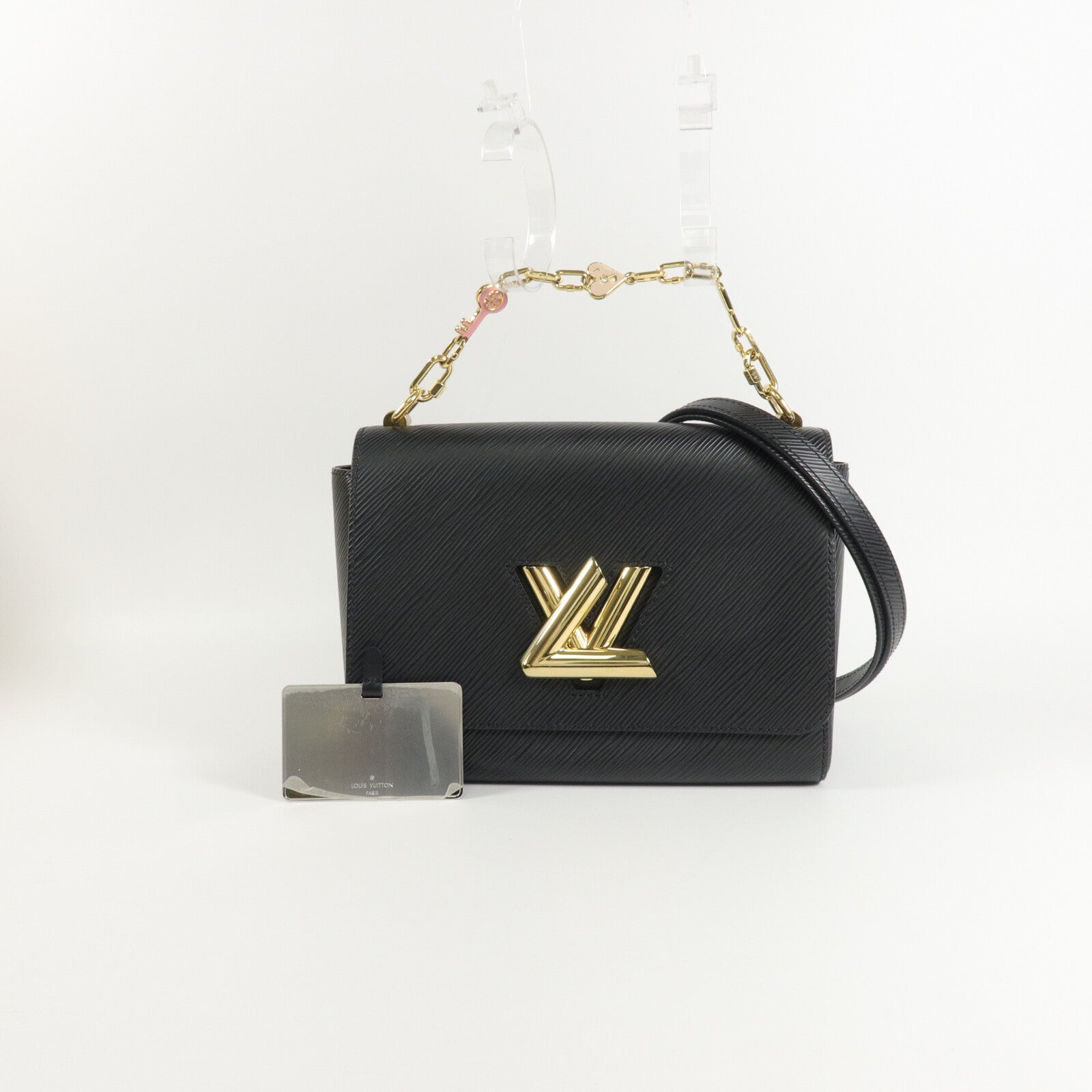 LOUIS VUITTON Epi Twist MM Love Lock手挽肩背兩用袋