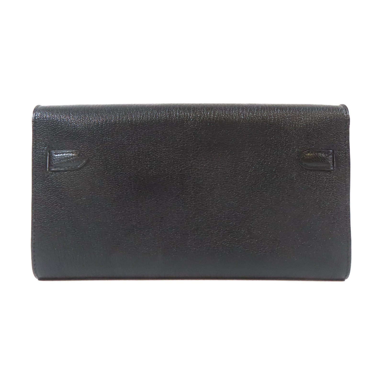 HERMES Chevre皮革Kelly To Go金扣肩背袋Noir黑色