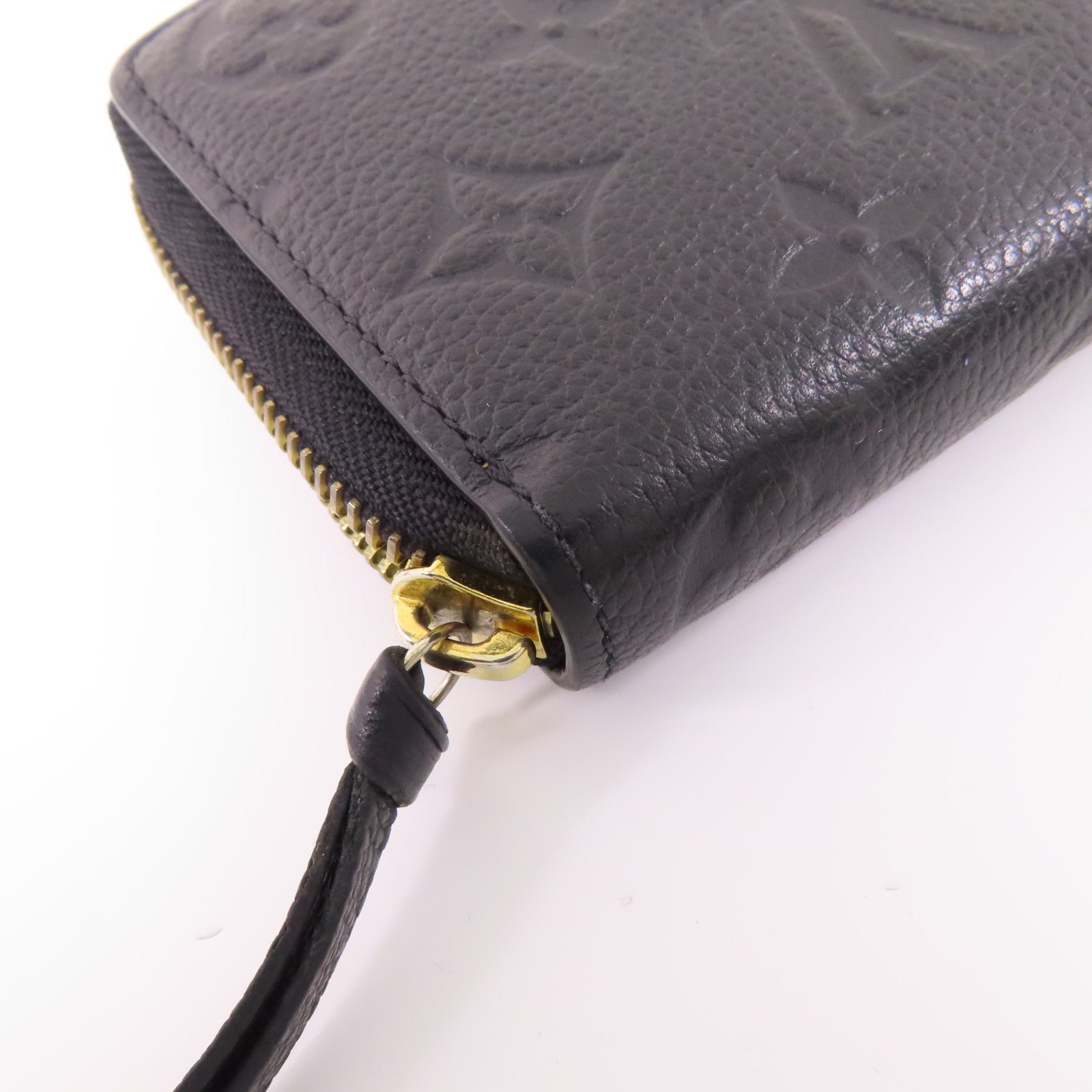 LOUIS VUITTON Monogram Empreinte Clemence Wallet金扣長錢包