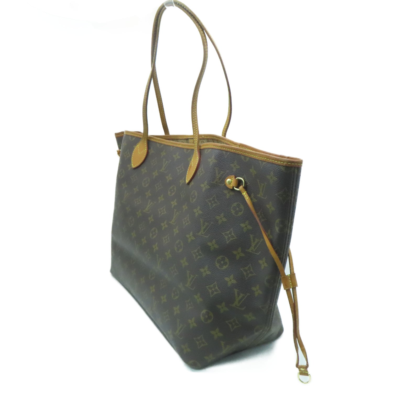 LOUIS VUITTON 【激減優惠】Monogram Neverfull GM金扣肩背袋啡色
