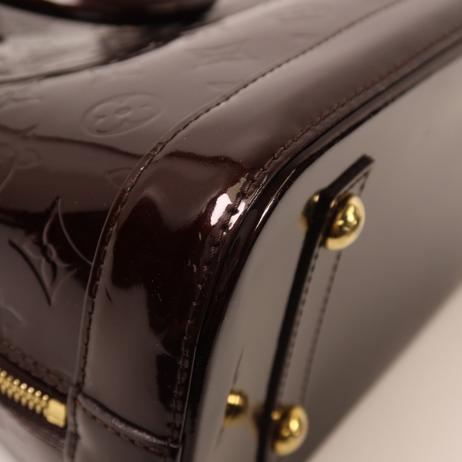 LOUIS VUITTON Monogram Vernis Alma PM手挽袋