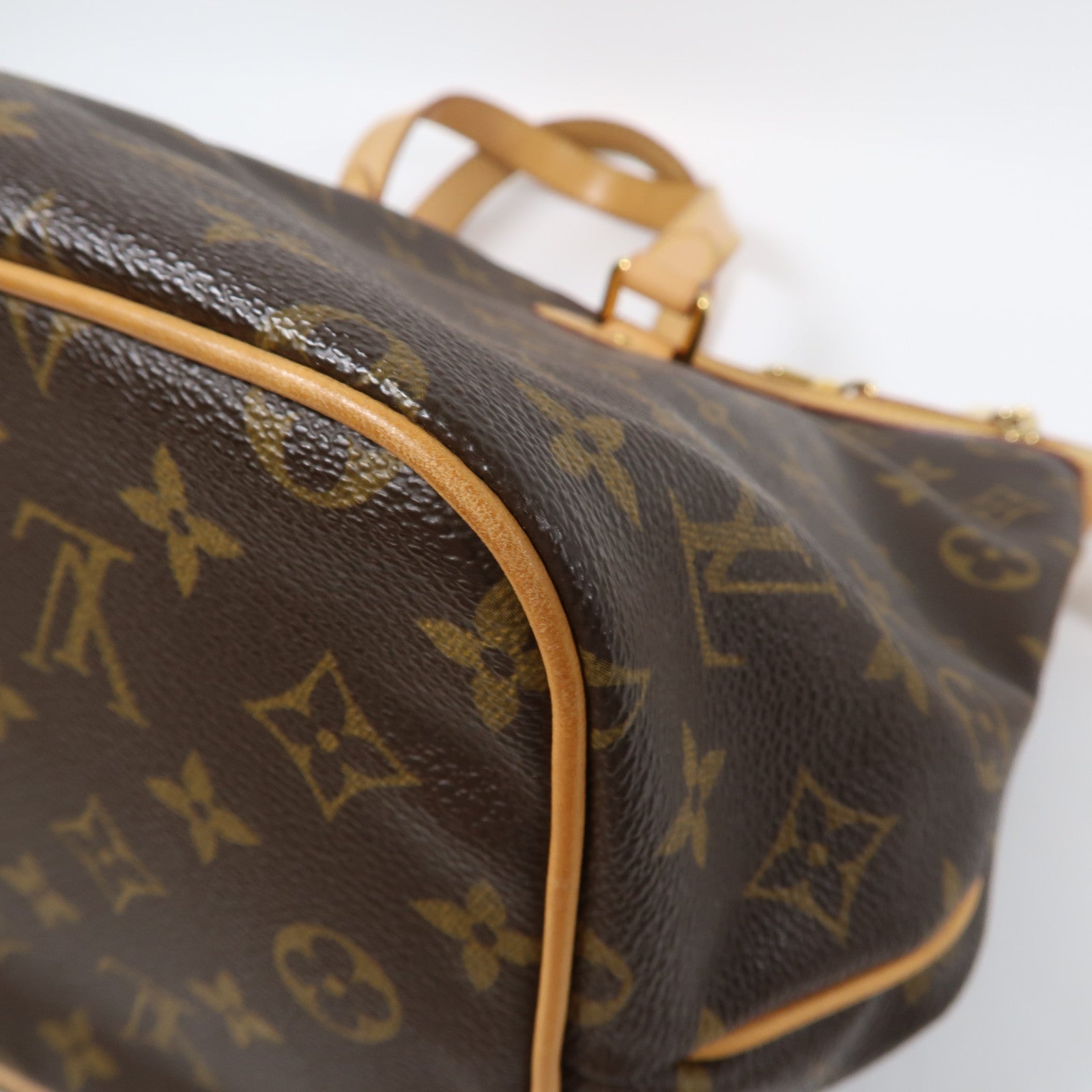 LOUIS VUITTON Monogram Palermo PM金扣手挽肩背兩用袋啡色