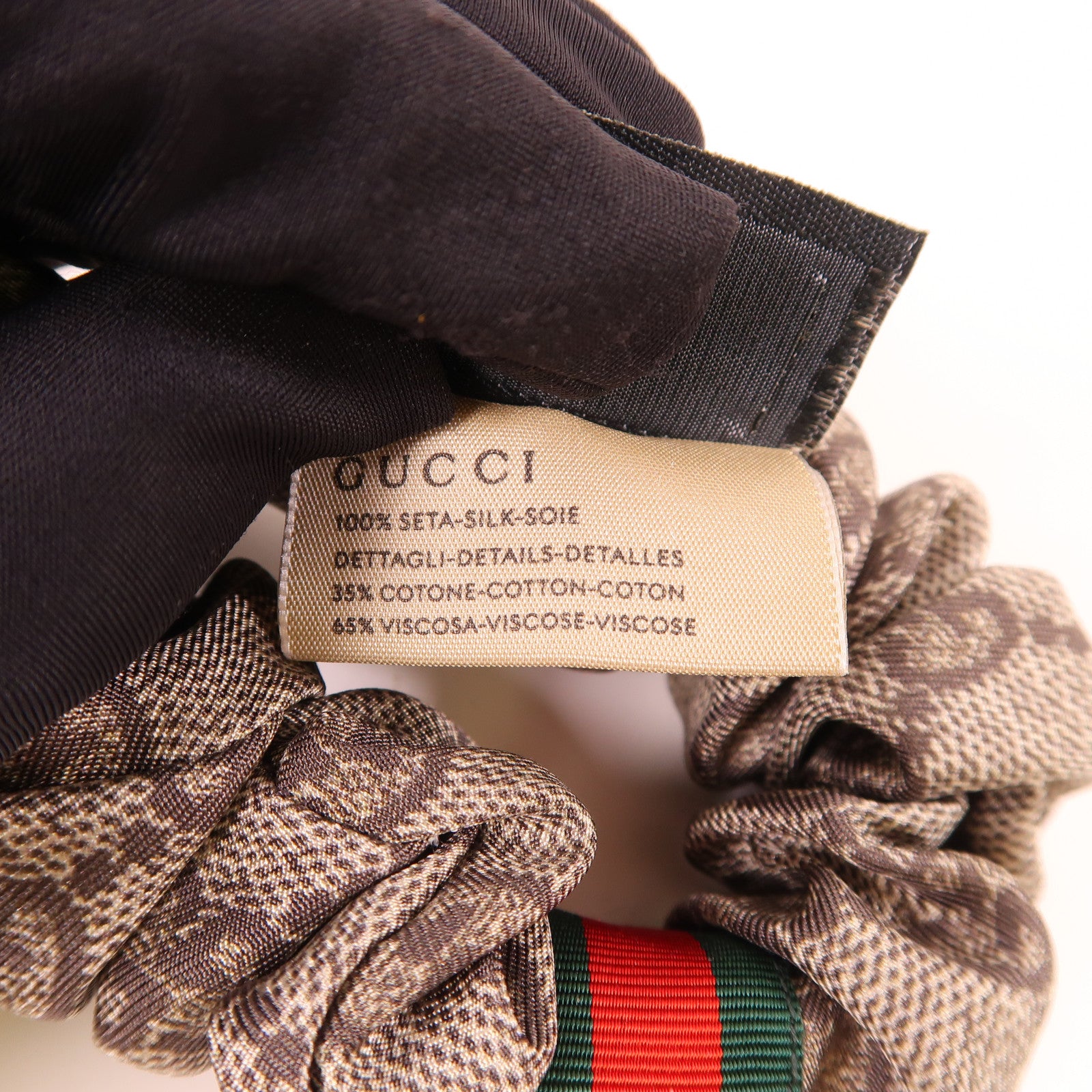 GUCCI 絲質Hair Scrunchy髮圈