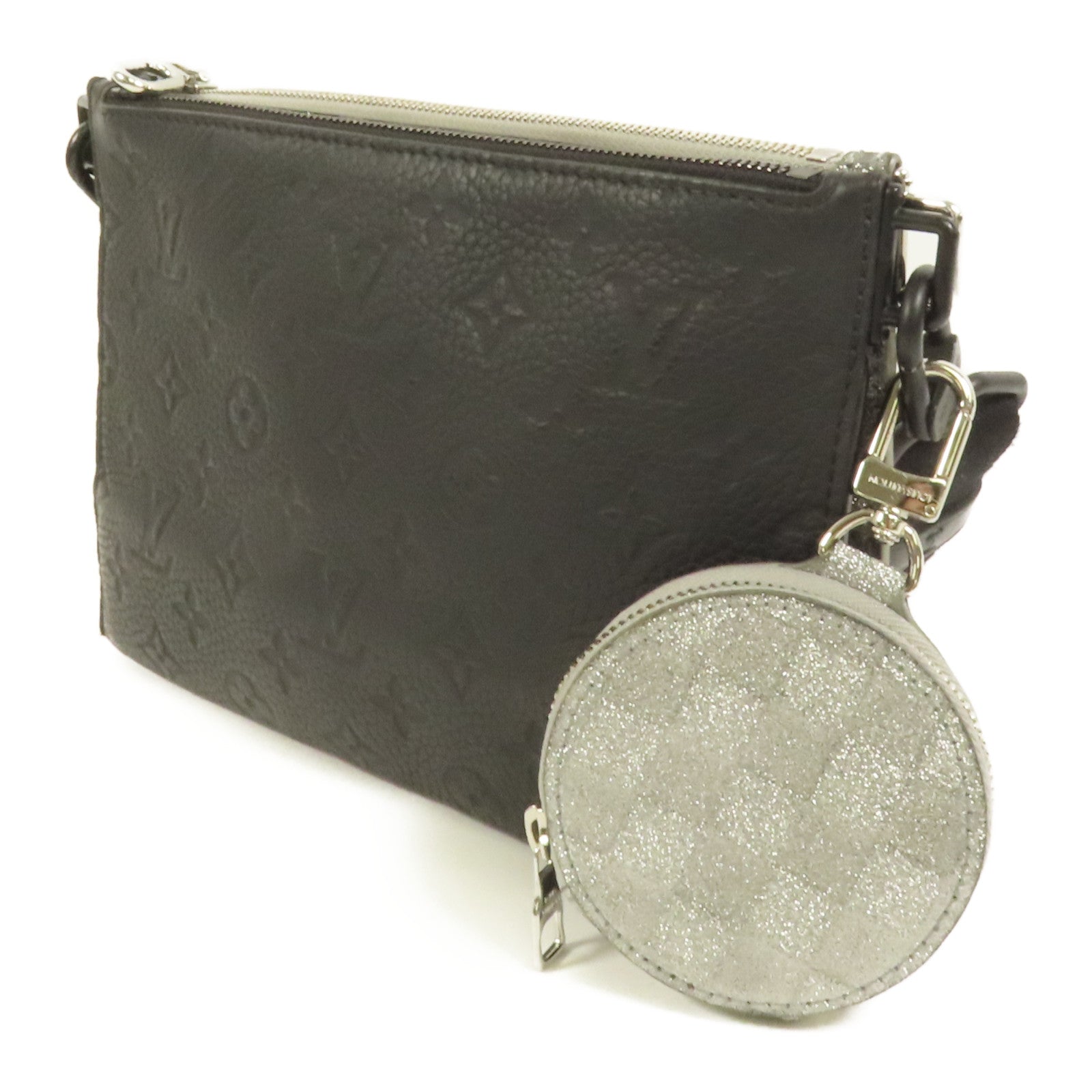 LOUIS VUITTON Damier Trio pouch肩背袋
