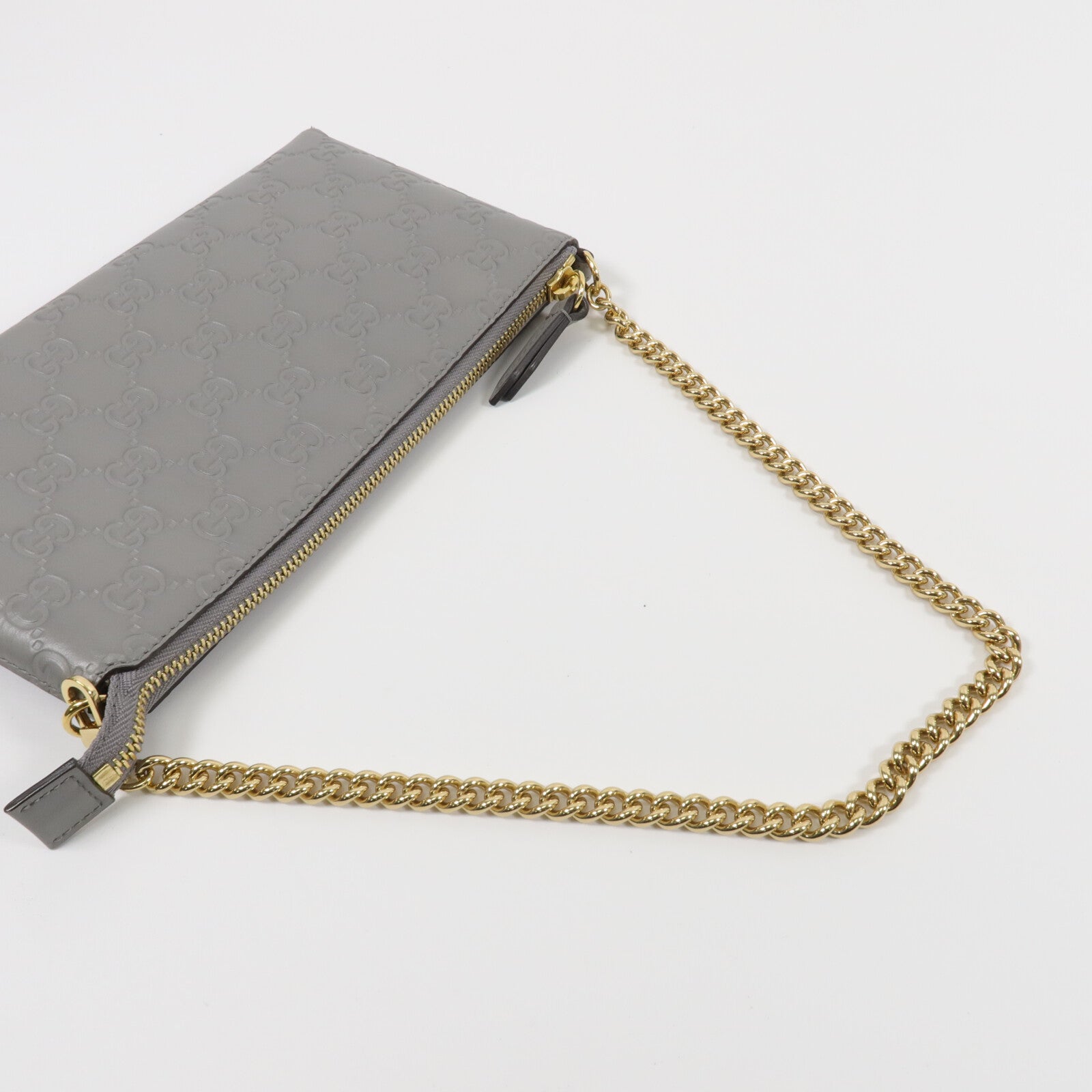 GUCCI 牛皮皮革Wallet On Chain手挽袋