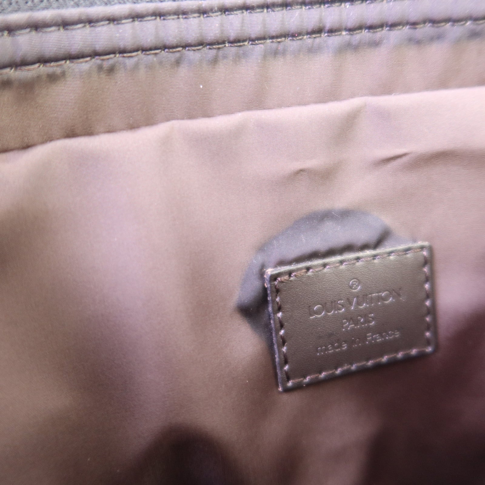 LOUIS VUITTON Damier Geant Companion銀扣肩背袋