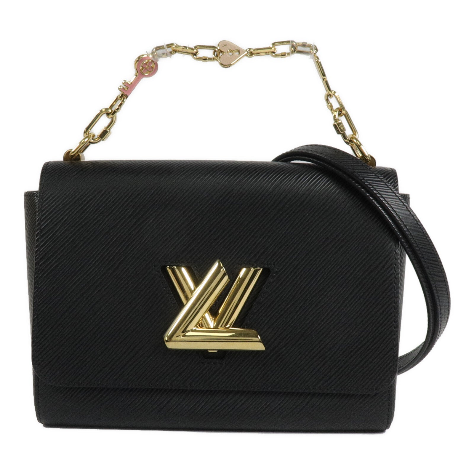 LOUIS VUITTON Epi Twist MM Love Lock手挽肩背兩用袋
