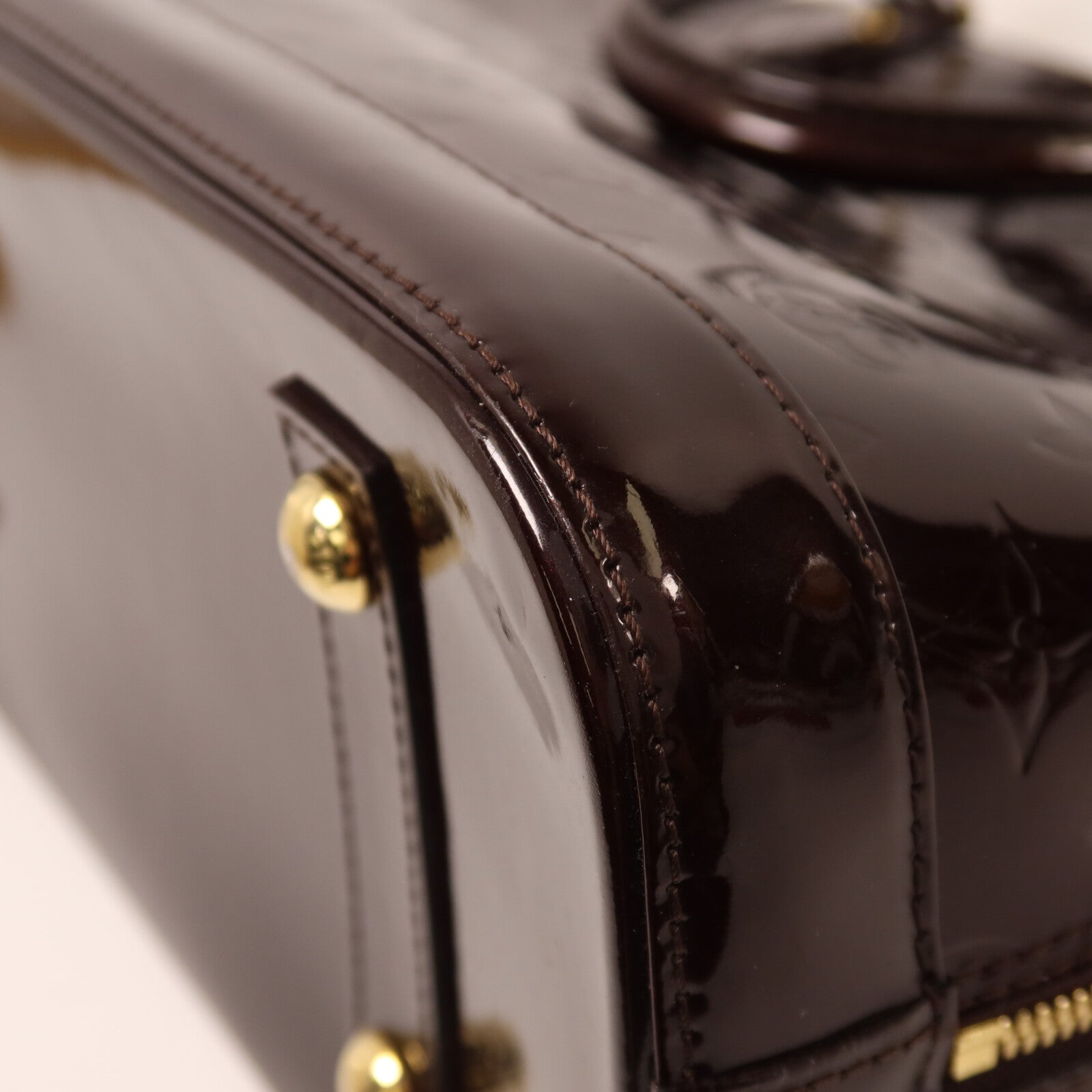LOUIS VUITTON Monogram Vernis Alma PM手挽袋