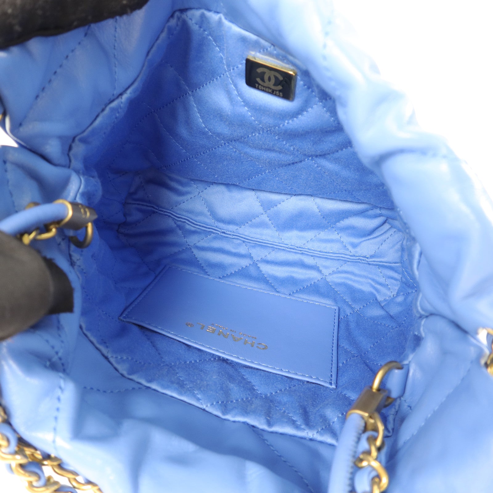 CHANEL 羊皮皮革Chanel 22 Mini手挽肩背兩用袋