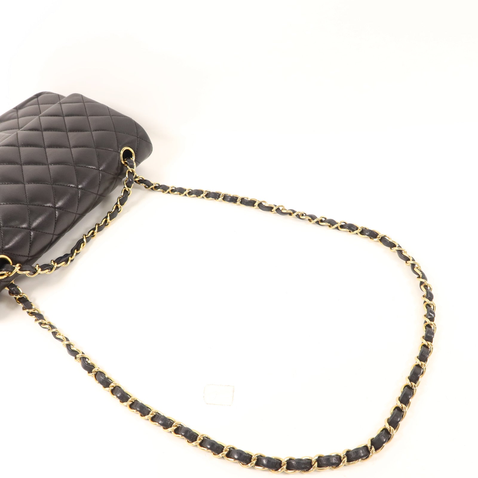 CHANEL 羊皮皮革Classic 25金扣鏈帶肩背袋