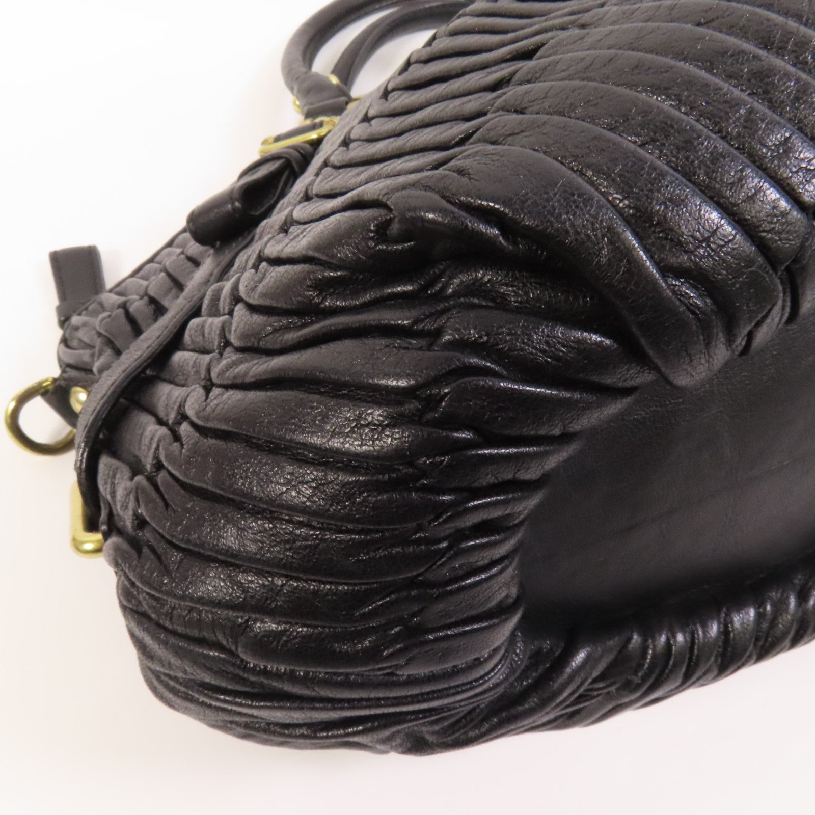 COACH 牛皮皮革2way Chain Shoulder Bag金扣手挽肩背兩用袋