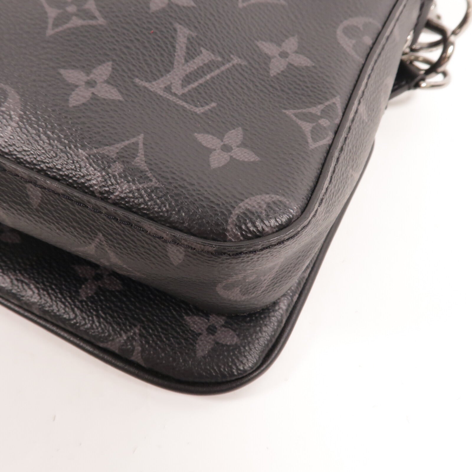 LOUIS VUITTON Monogram Eclipse Reverse Trio Messenger肩背袋