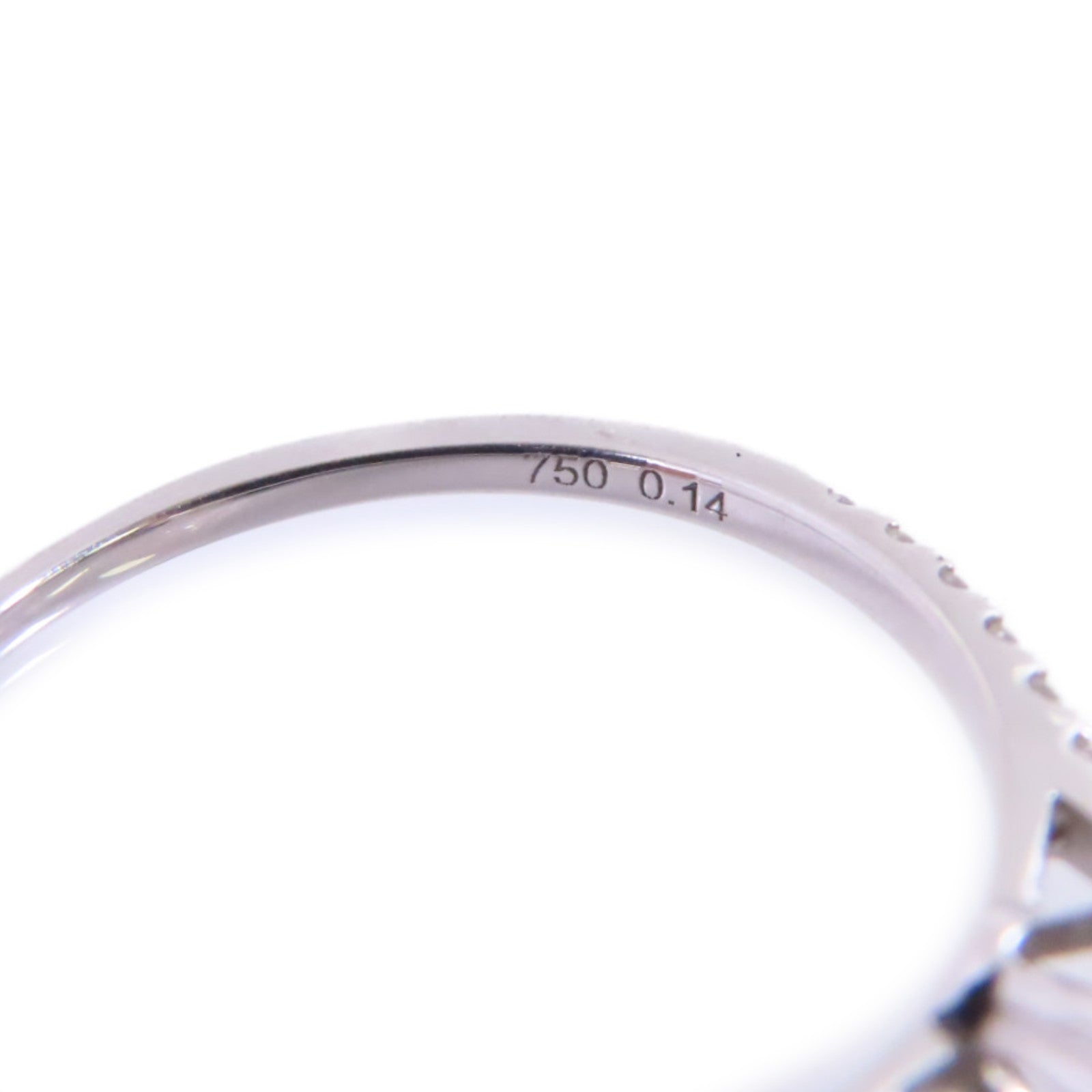 JEWELRY 18K白金/鑽石Diamond Ring戒指US#6.25