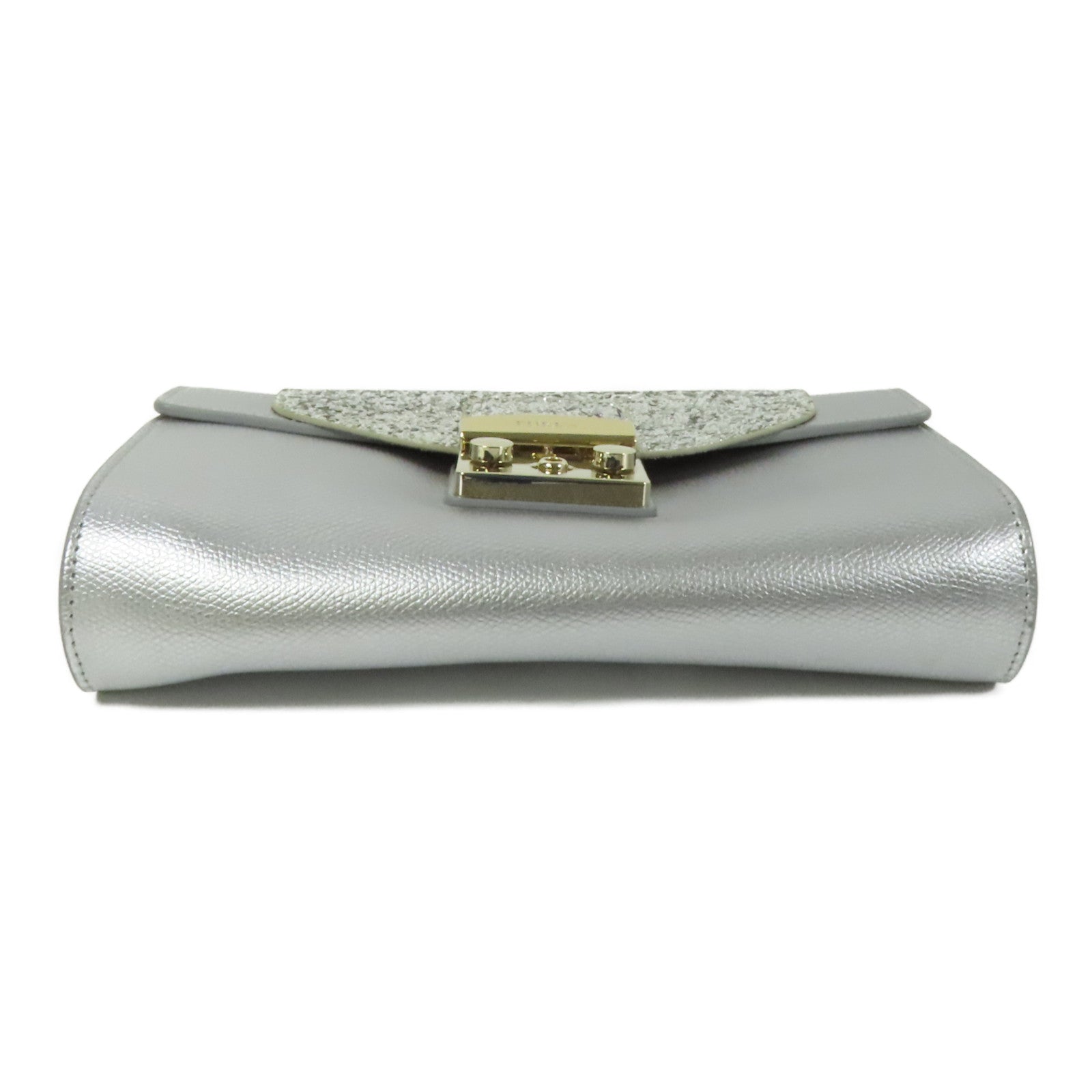 Furla 牛皮皮革Shoulder Bag金扣肩背袋