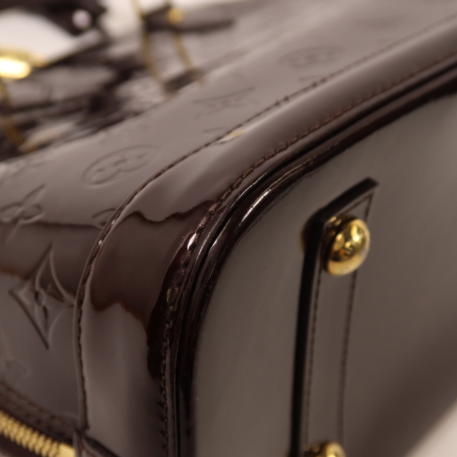 LOUIS VUITTON Monogram Vernis Alma PM手挽袋