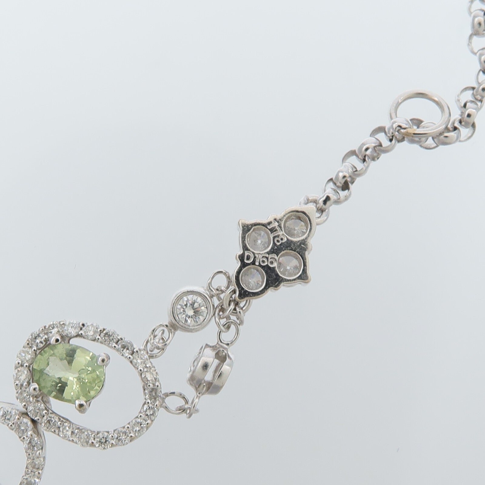 JEWELRY 18K白金Color stone Bracelet彩色寶石手鏈