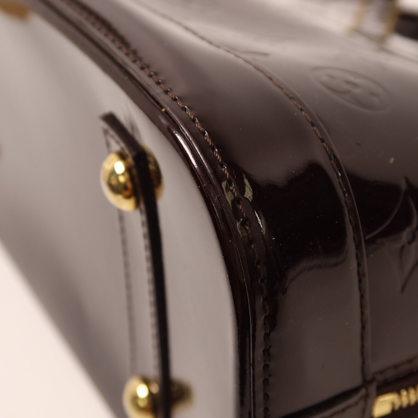 LOUIS VUITTON Monogram Vernis Alma PM手挽袋
