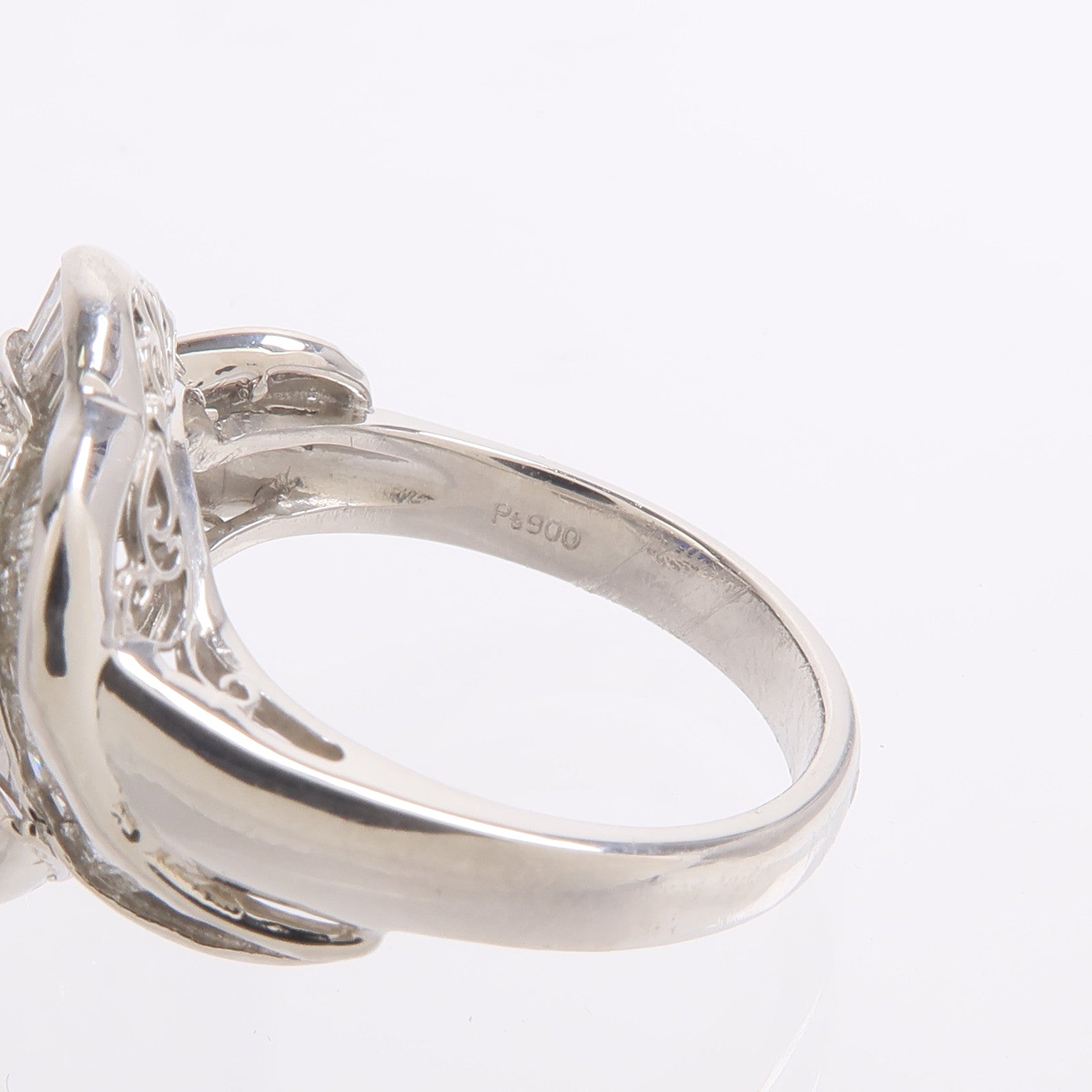 JEWELRY PT900鉑金Sapphire Diamond Ring藍寶石/鑽石戒指