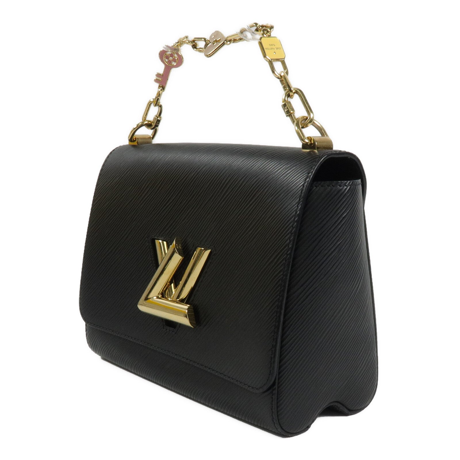 LOUIS VUITTON Epi Twist MM Love Lock手挽肩背兩用袋
