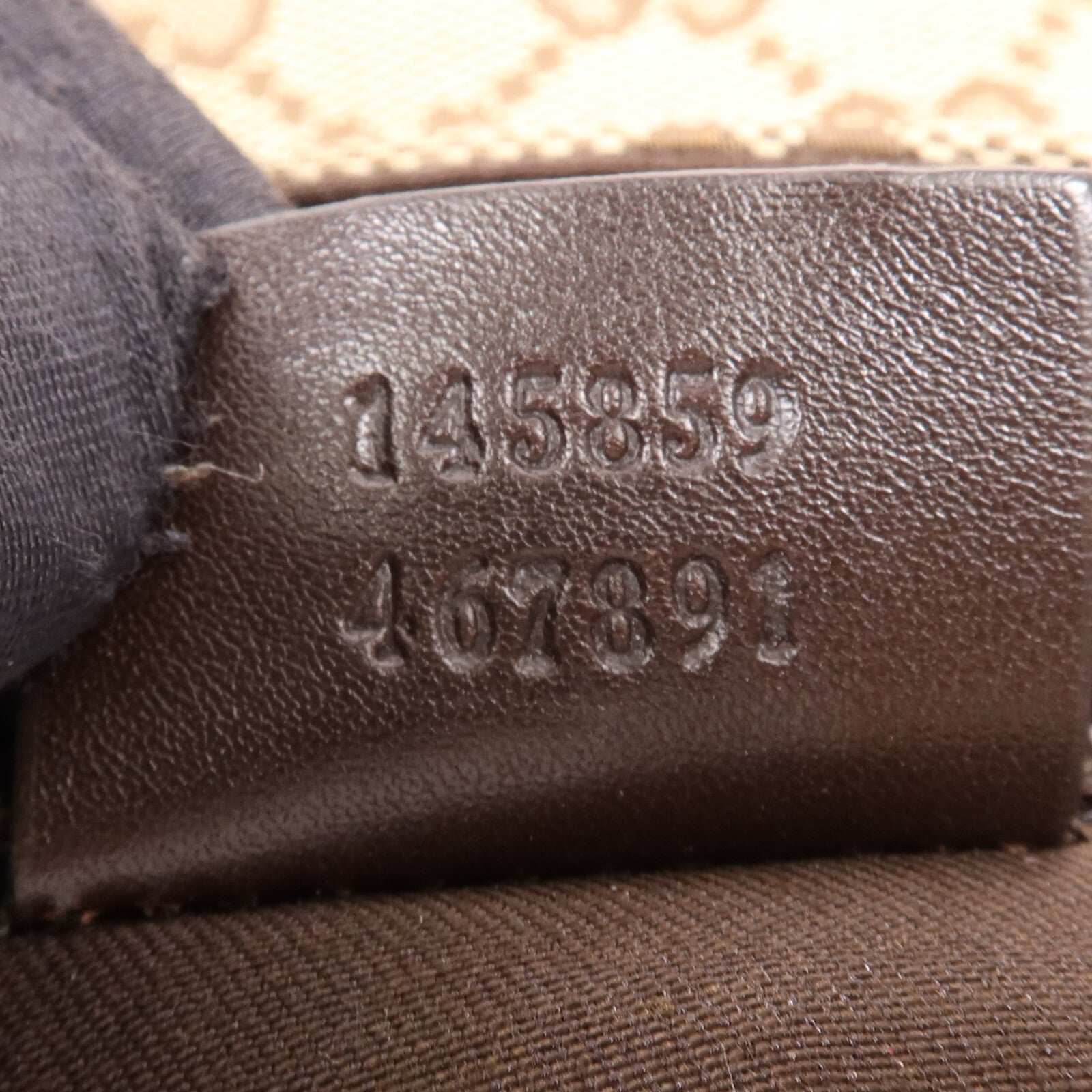 GUCCI 帆布Cross Carry Bag銀扣肩背袋