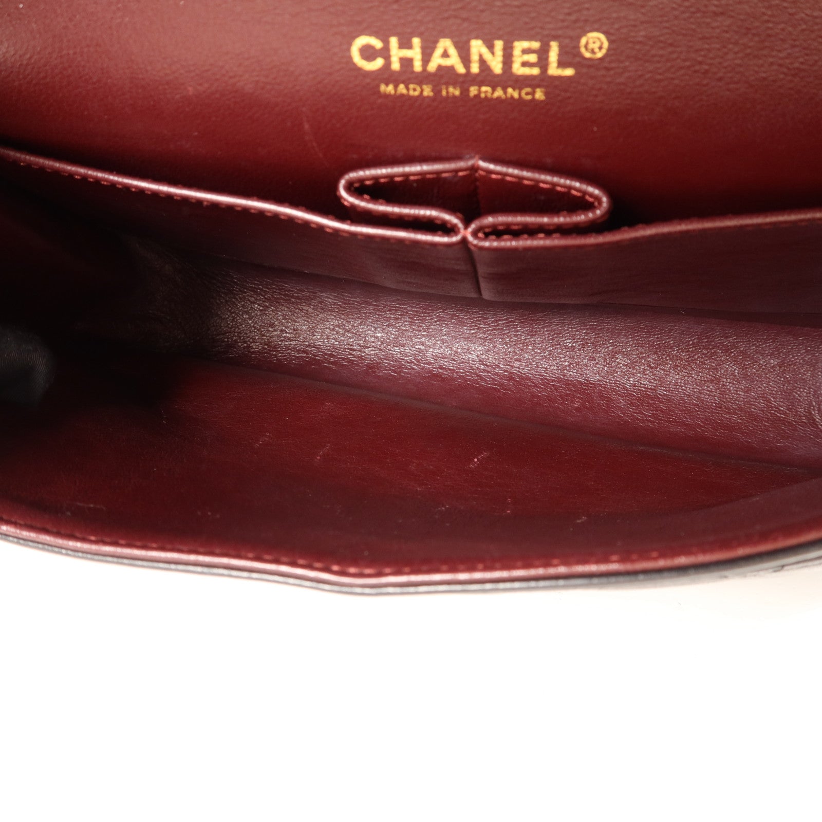 CHANEL 羊皮皮革Classic 25金扣鏈帶肩背袋
