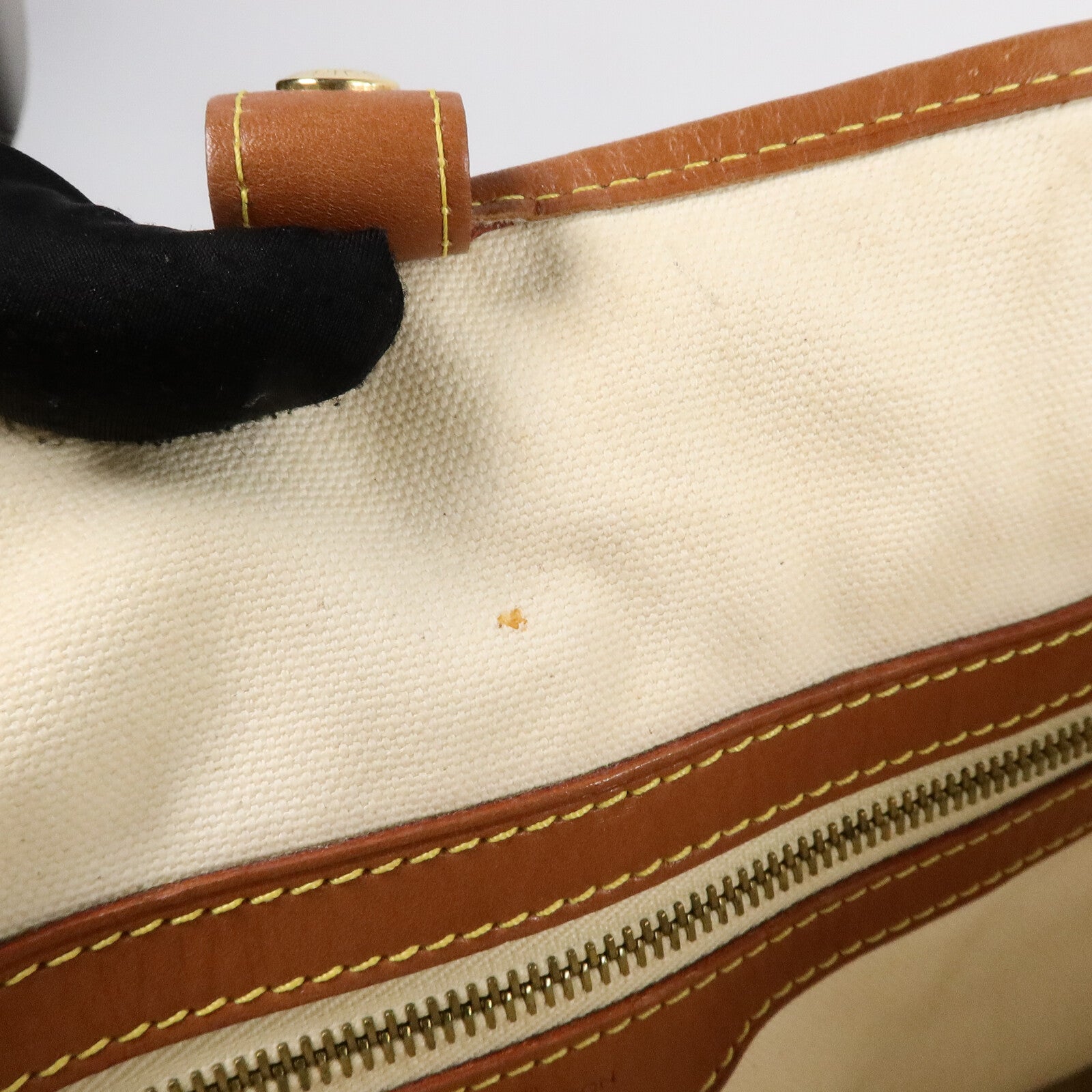 LOUIS VUITTON Monogram Tisse Sac Rayures GM手挽袋