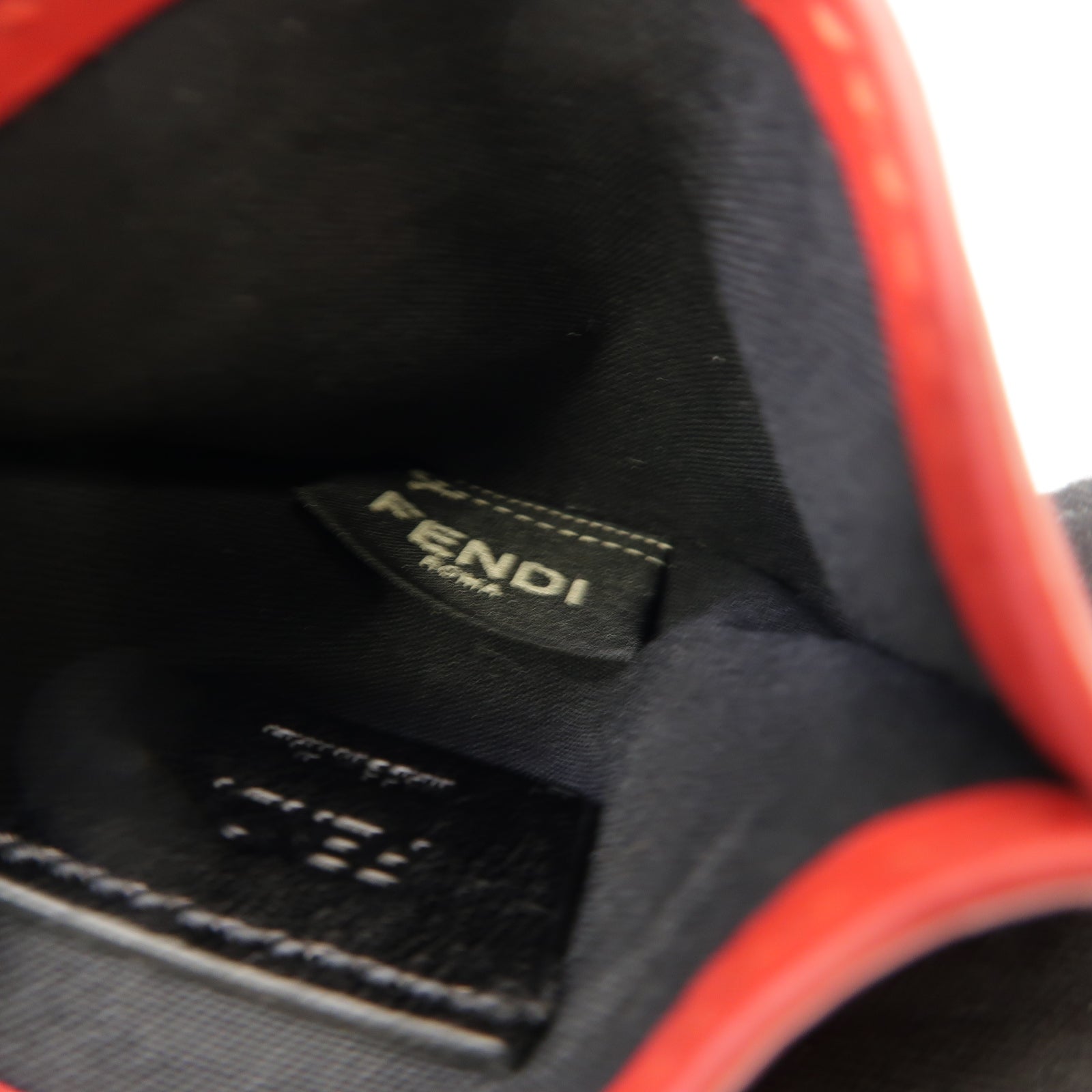 FENDI 牛皮皮革Card Case卡片套紅色