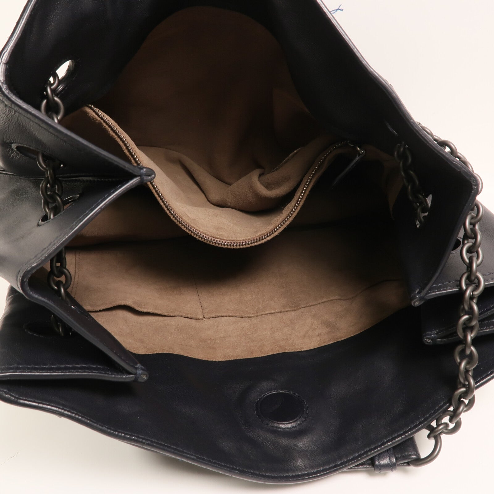 BOTTEGA VENETA 【激減優惠】牛皮皮革Shoulder Bag銀扣肩背袋