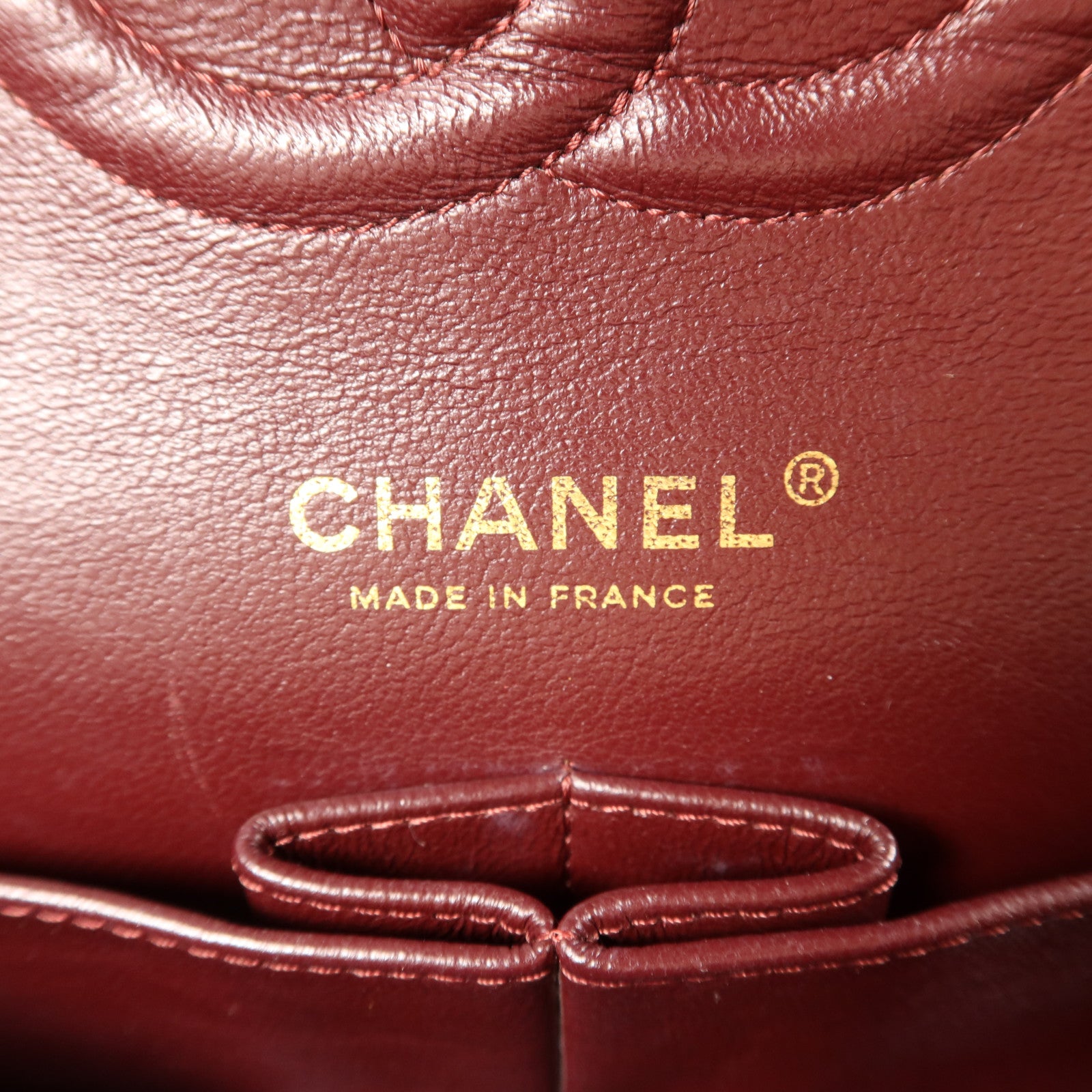 CHANEL 羊皮皮革Classic 25金扣鏈帶肩背袋