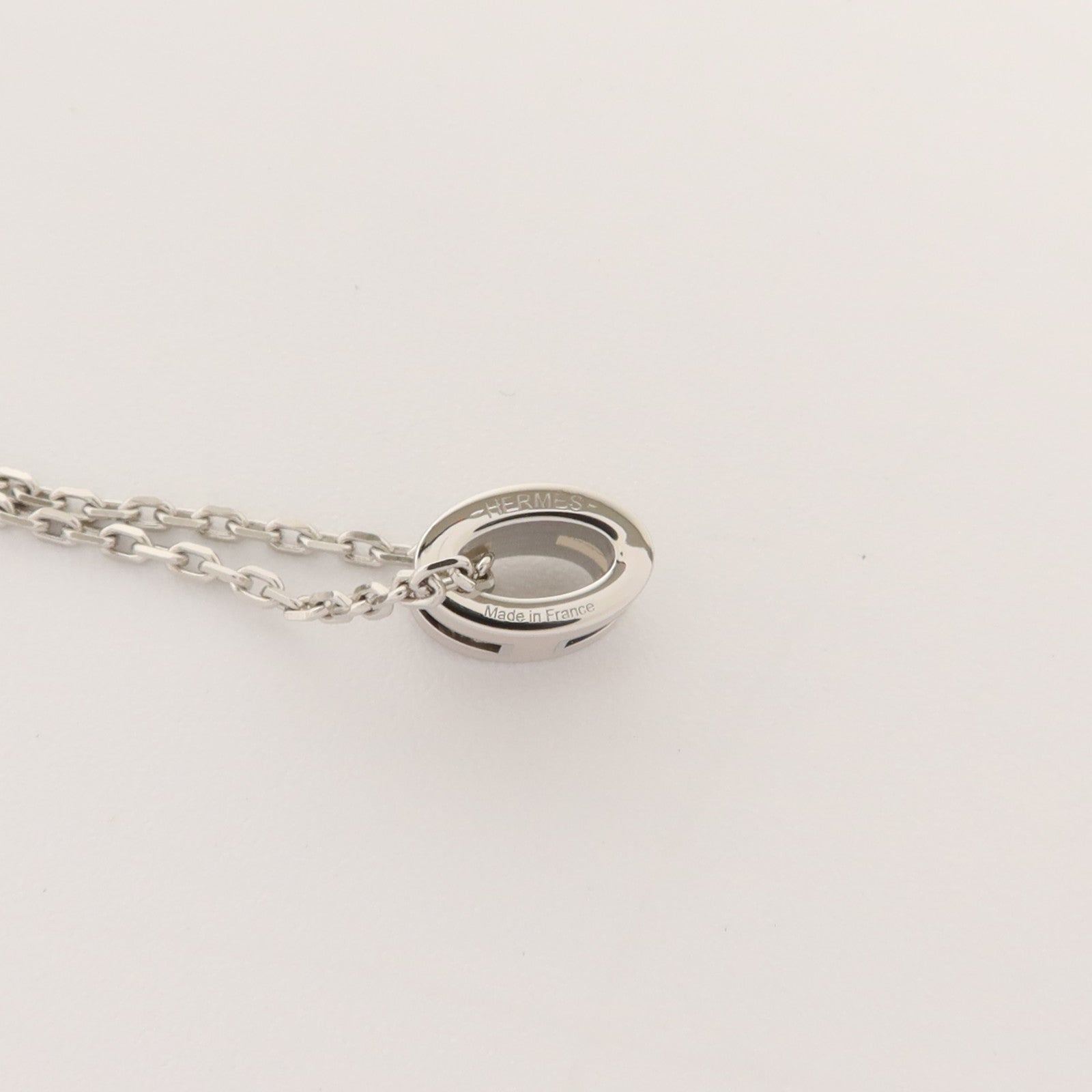 HERMES 金屬Mini Pop H項鍊Marron Glace