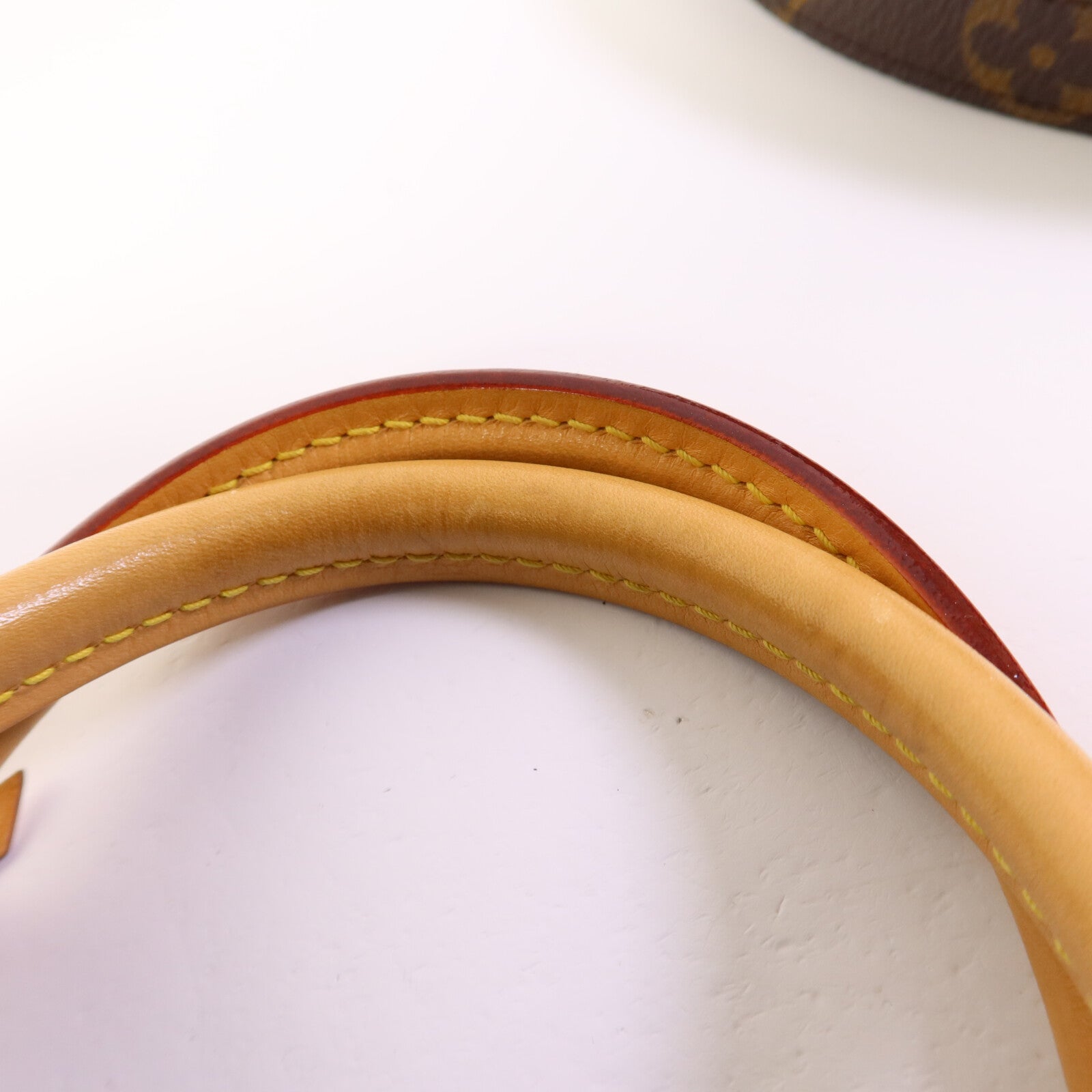 LOUIS VUITTON Monogram Montaigne BB金扣手挽肩背兩用袋棕色