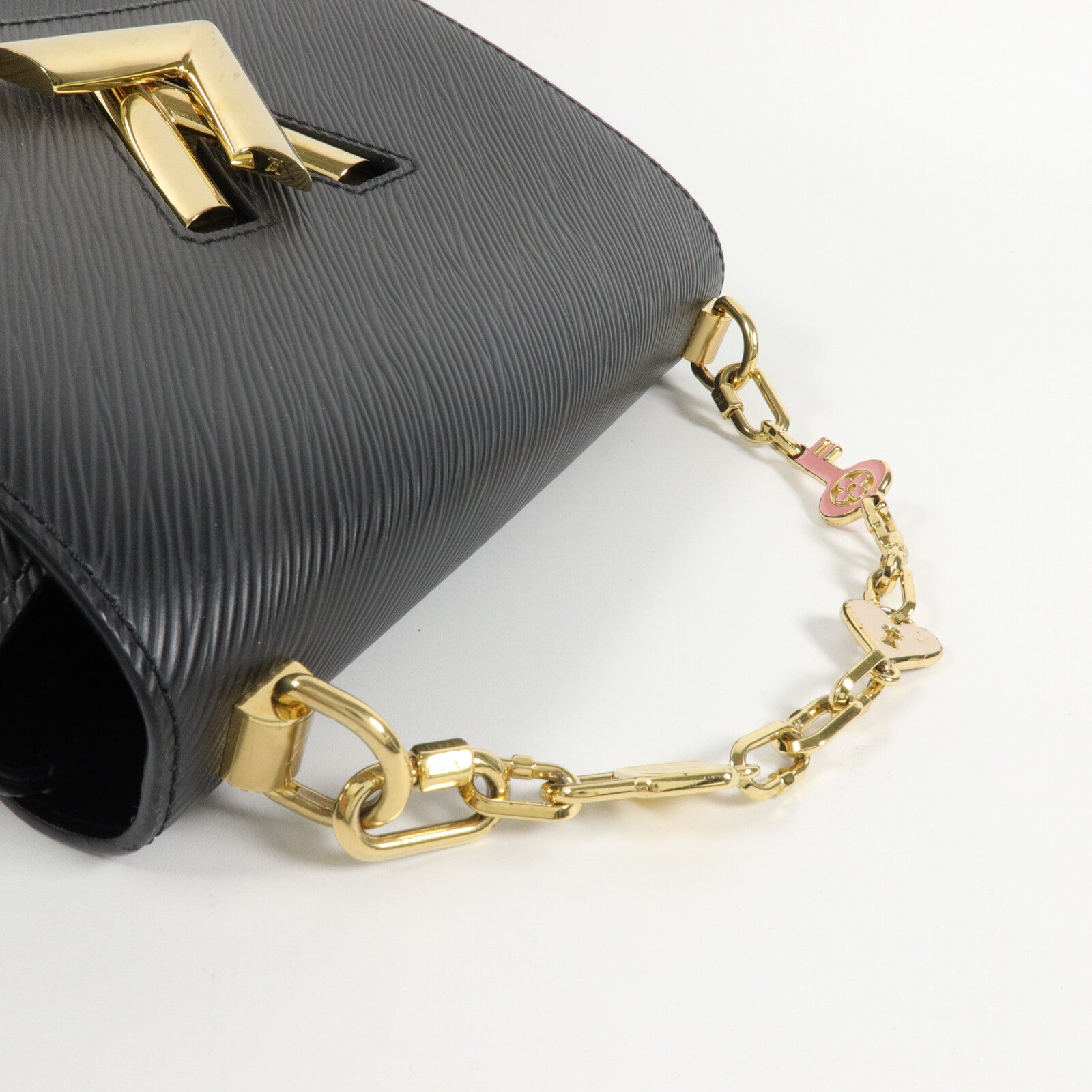 LOUIS VUITTON Epi Twist MM Love Lock手挽肩背兩用袋