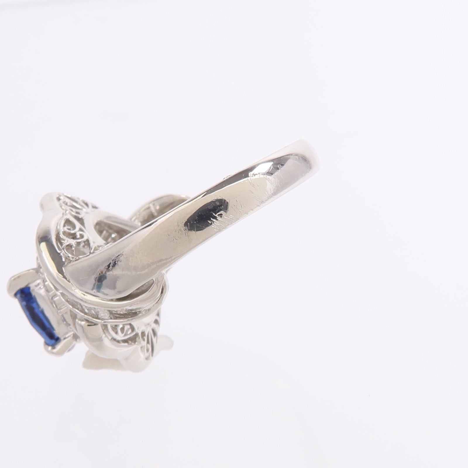 JEWELRY PT900鉑金Sapphire Diamond Ring藍寶石/鑽石戒指