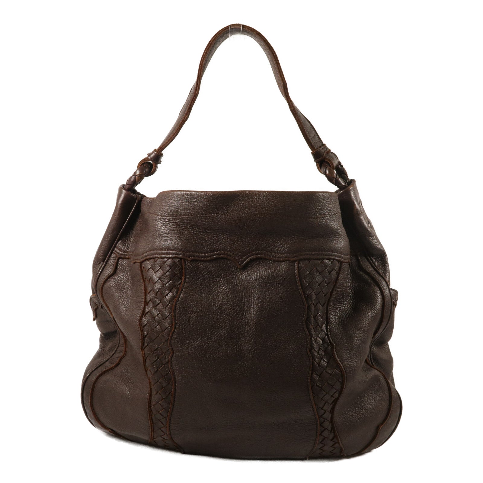 BOTTEGA VENETA 牛皮皮革Intrecciato Hobo手挽袋