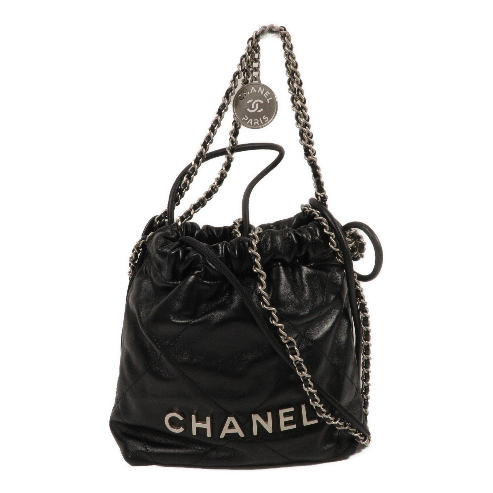 CHANEL Chanel 22 Mini鏈帶手挽肩背兩用袋