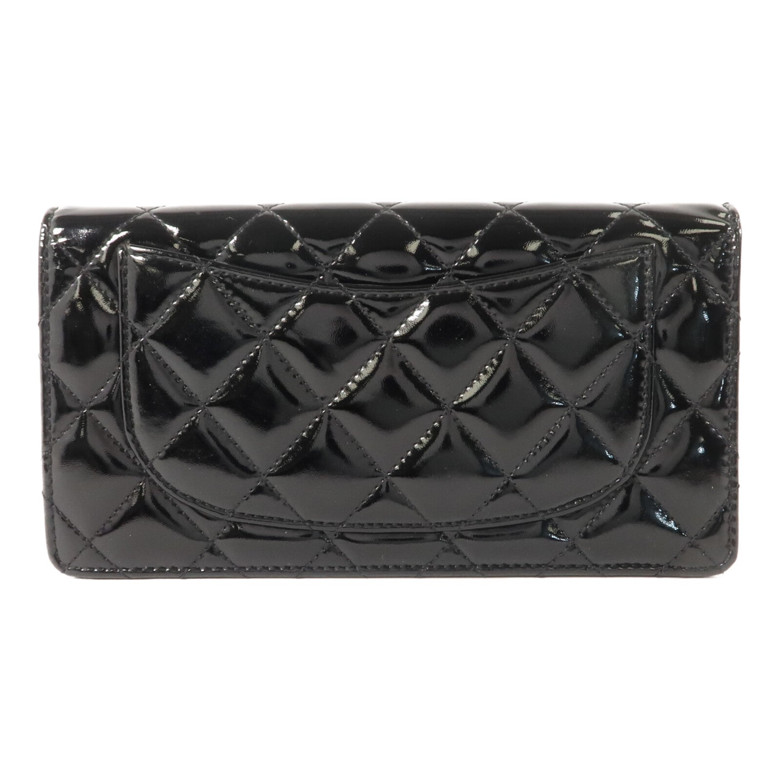 CHANEL 漆皮皮革Long Wallet長錢包