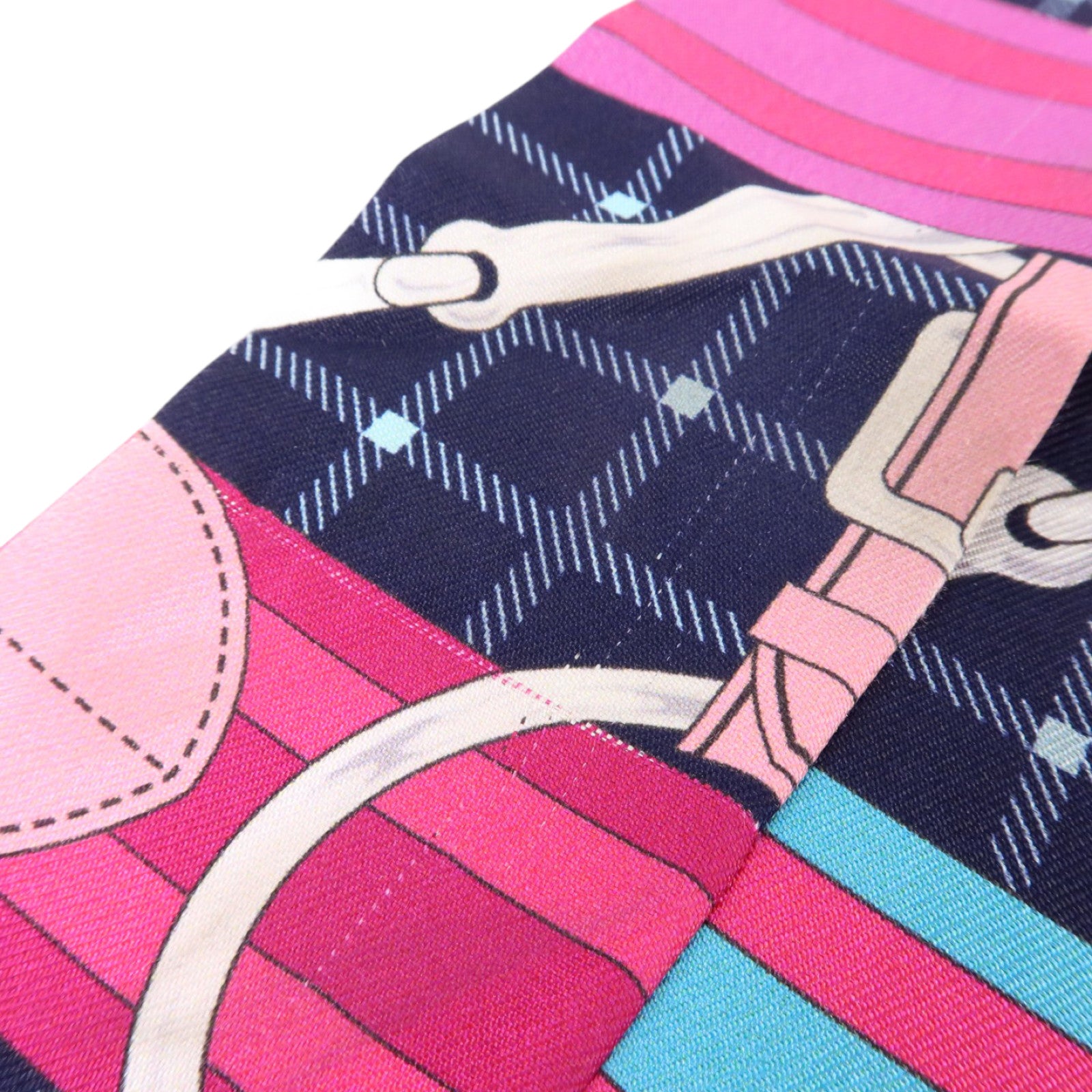 HERMES 【激減優惠】絲質Twilly絲巾